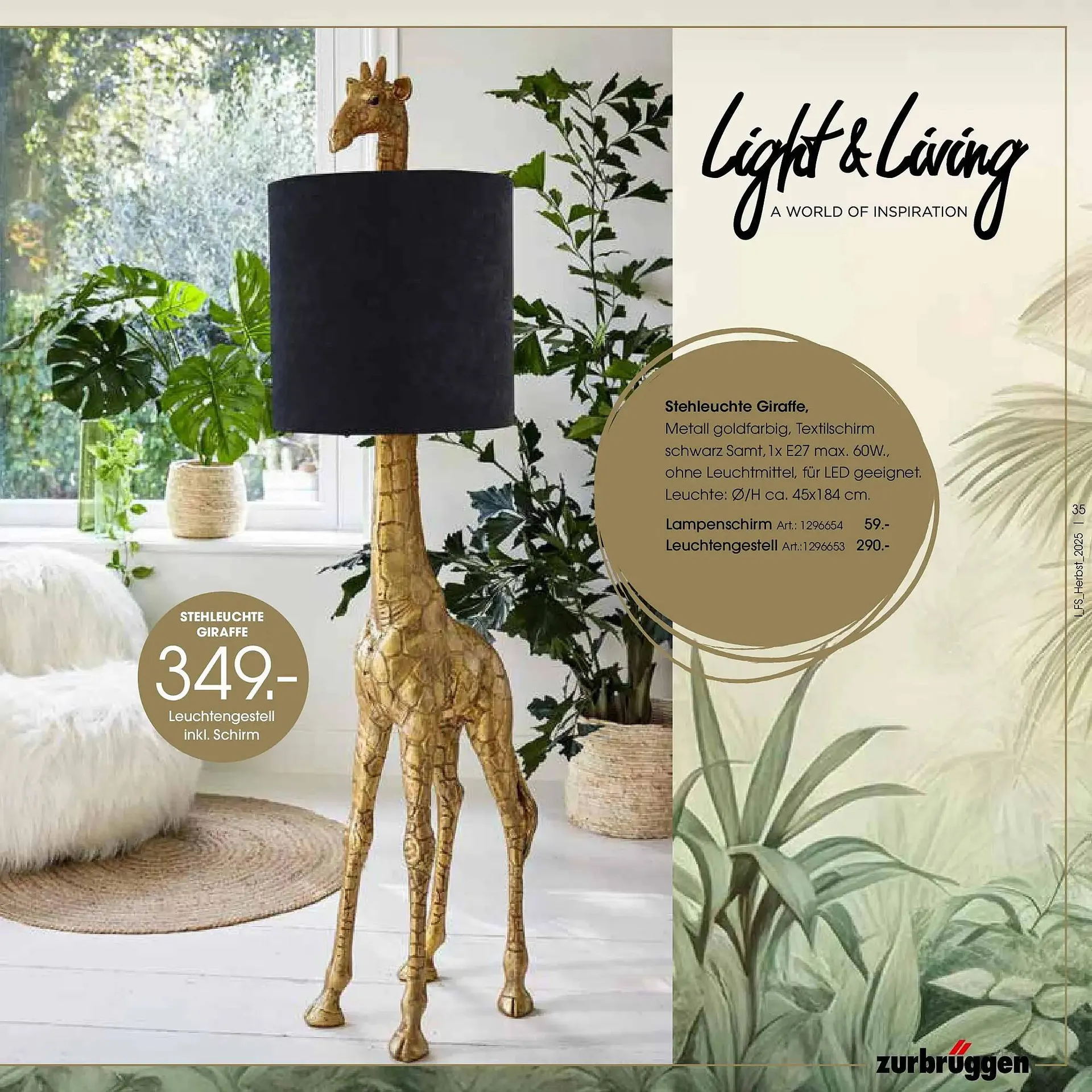 Zurbrüggen Prospekt von 19. Oktober bis 31. Januar 2026 - Prospekt seite 35