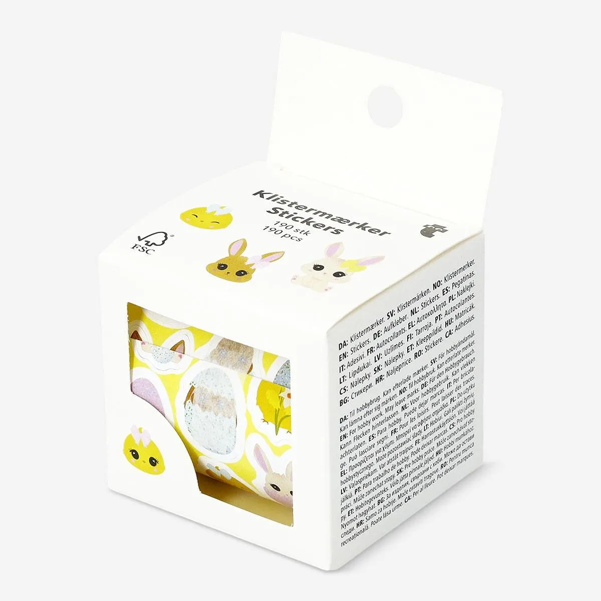 Roll of animal stickers