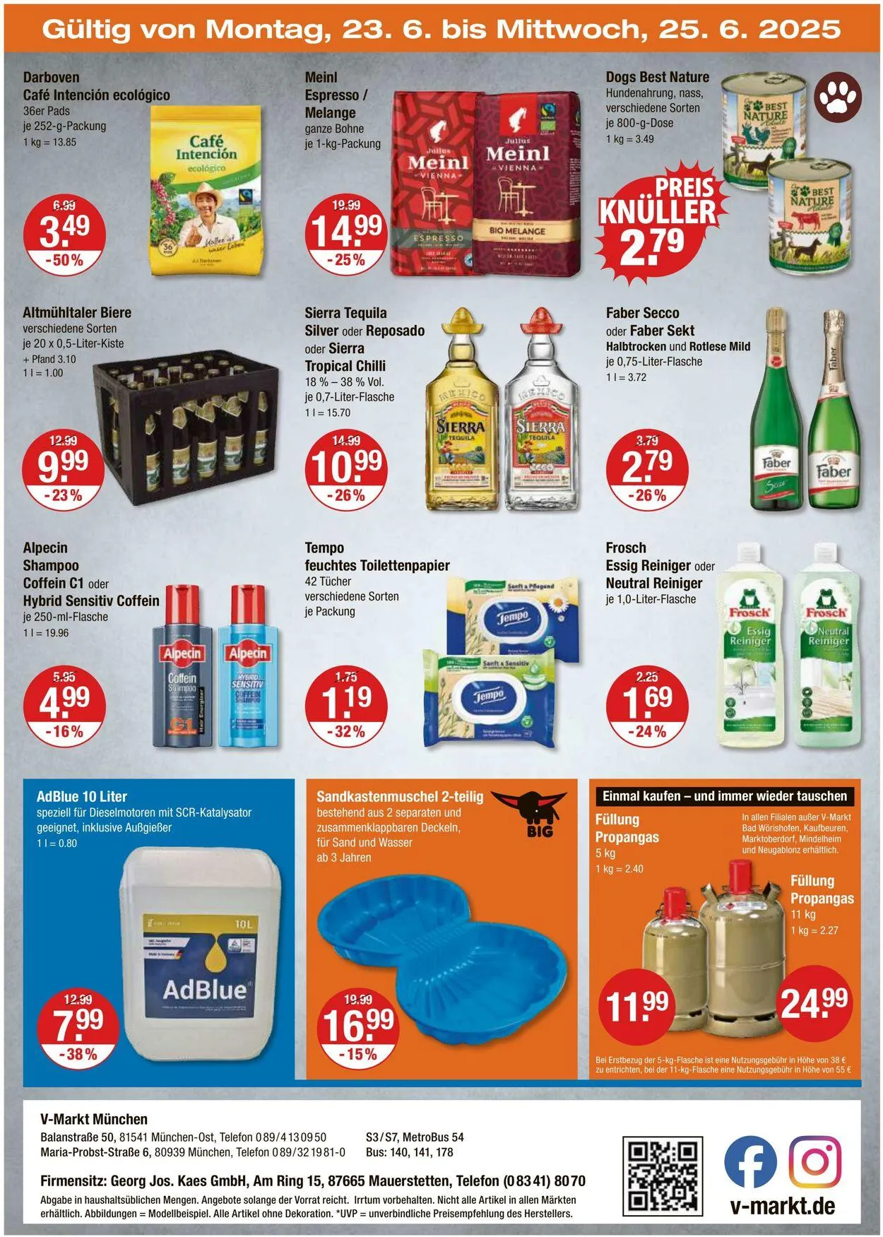 V-Markt Aktueller Prospekt von 20. Juni bis 25. Juni 2025 - Prospekt seite 20