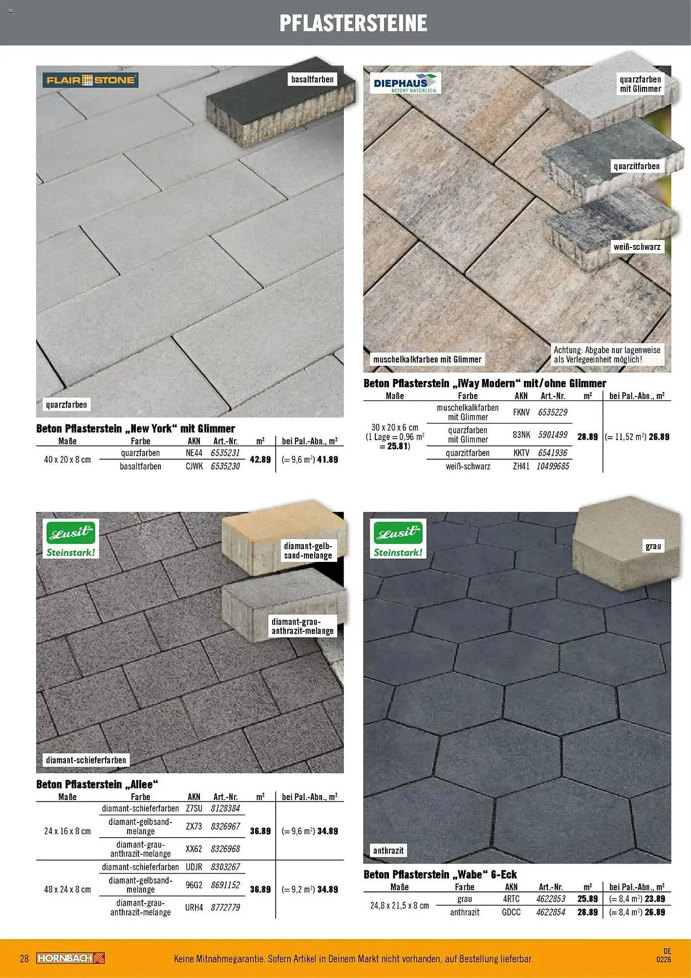 Hornbach Prospekt von 12. Februar bis 31. Dezember 2026 - Prospekt seite 28