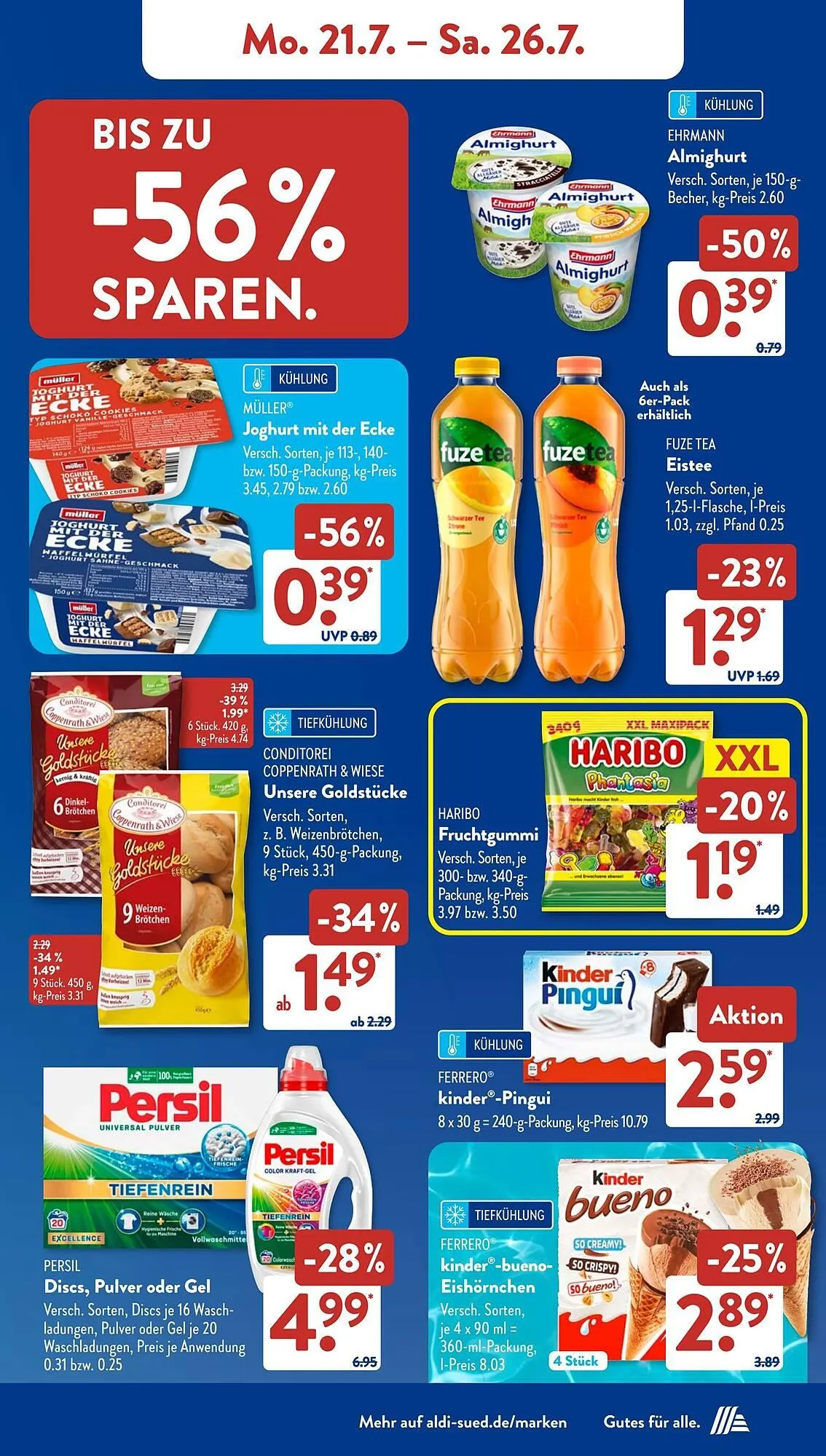 Aldi Süd Prospekt von 21. Juli bis 27. Juli 2025 - Prospekt seite 7