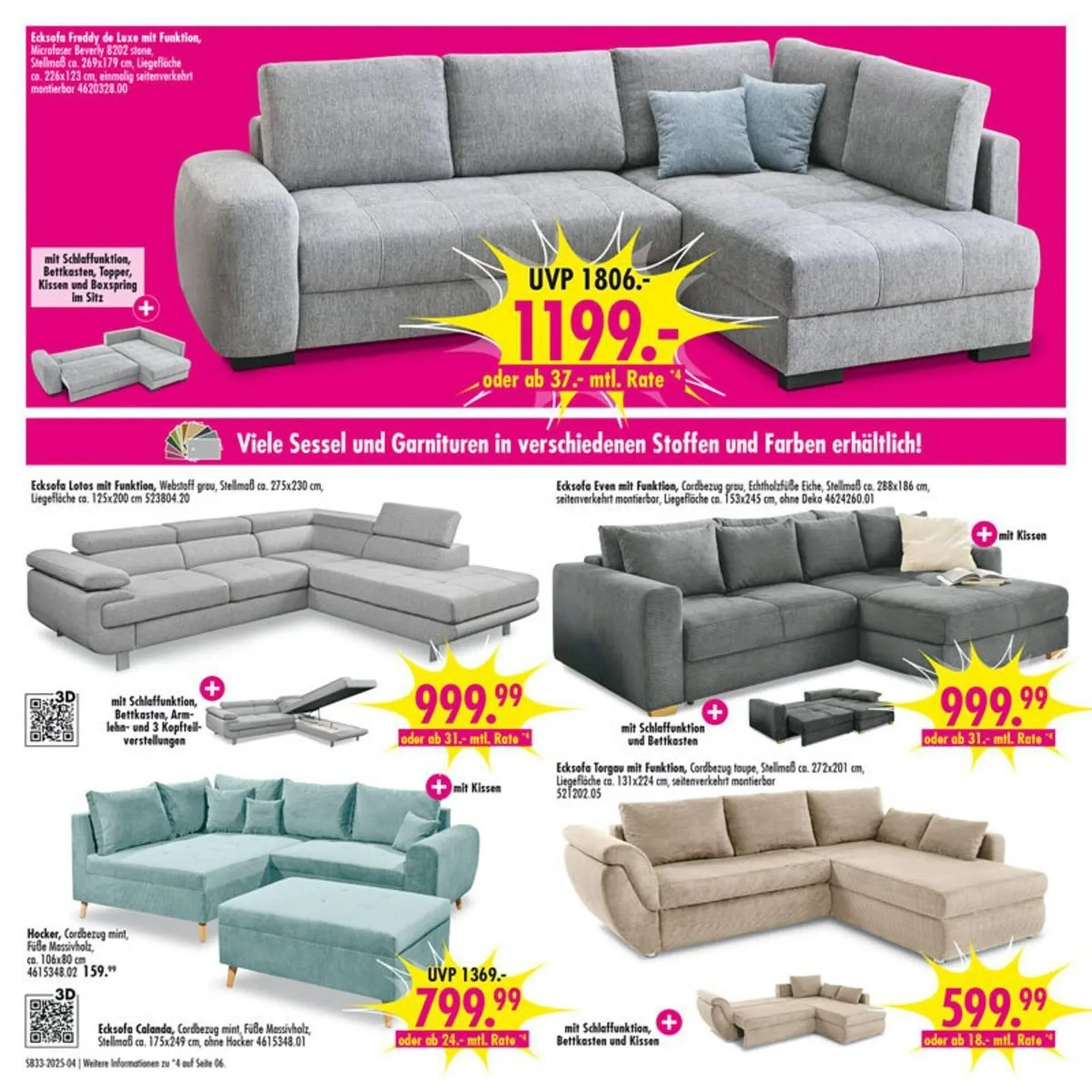 Möbel Boss Prospekt von 11. August bis 24. August 2025 - Prospekt seite 4