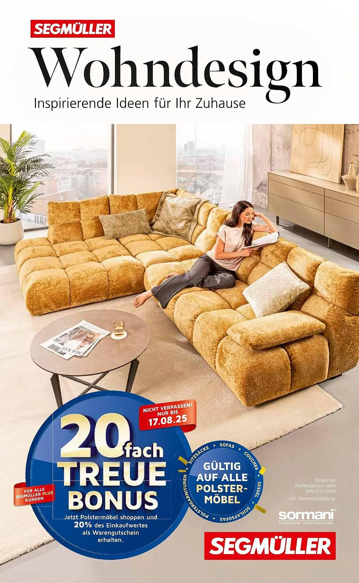 Segmüller Prospekt von 2. August bis 16. August 2025 - Prospekt seite 1