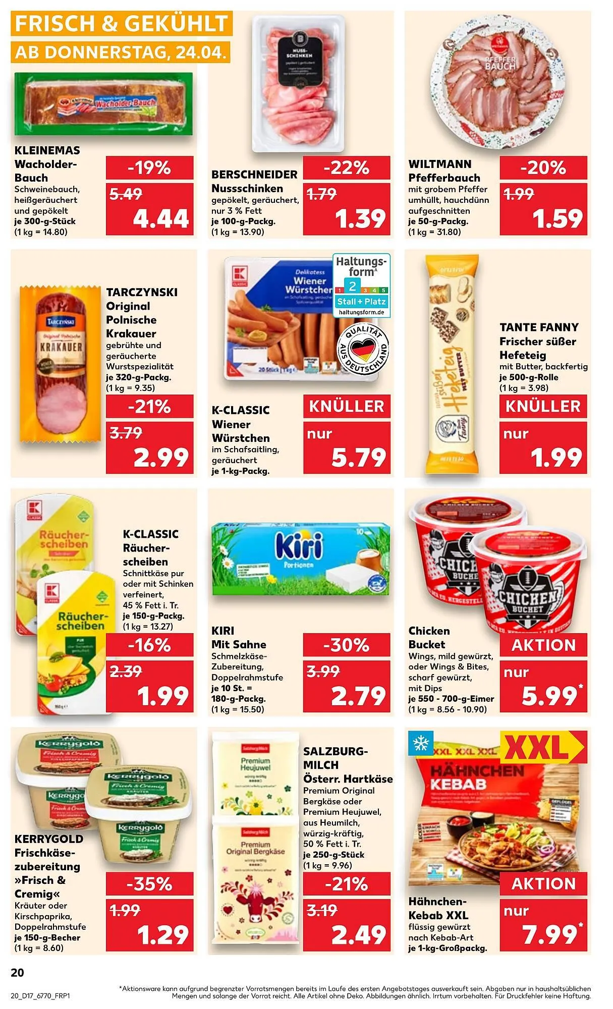 Kaufland Prospekt von 24. April bis 30. April 2025 - Prospekt seite 20