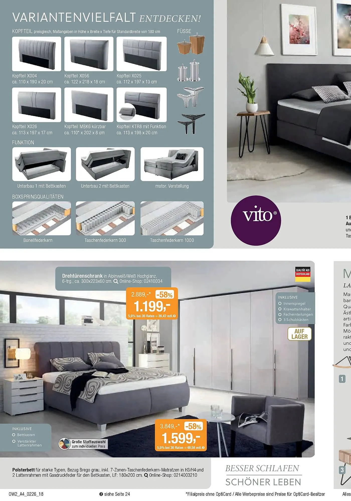 Opti Wohnwelt Prospekt von 28. Januar bis 21. Februar 2026 - Prospekt seite 20