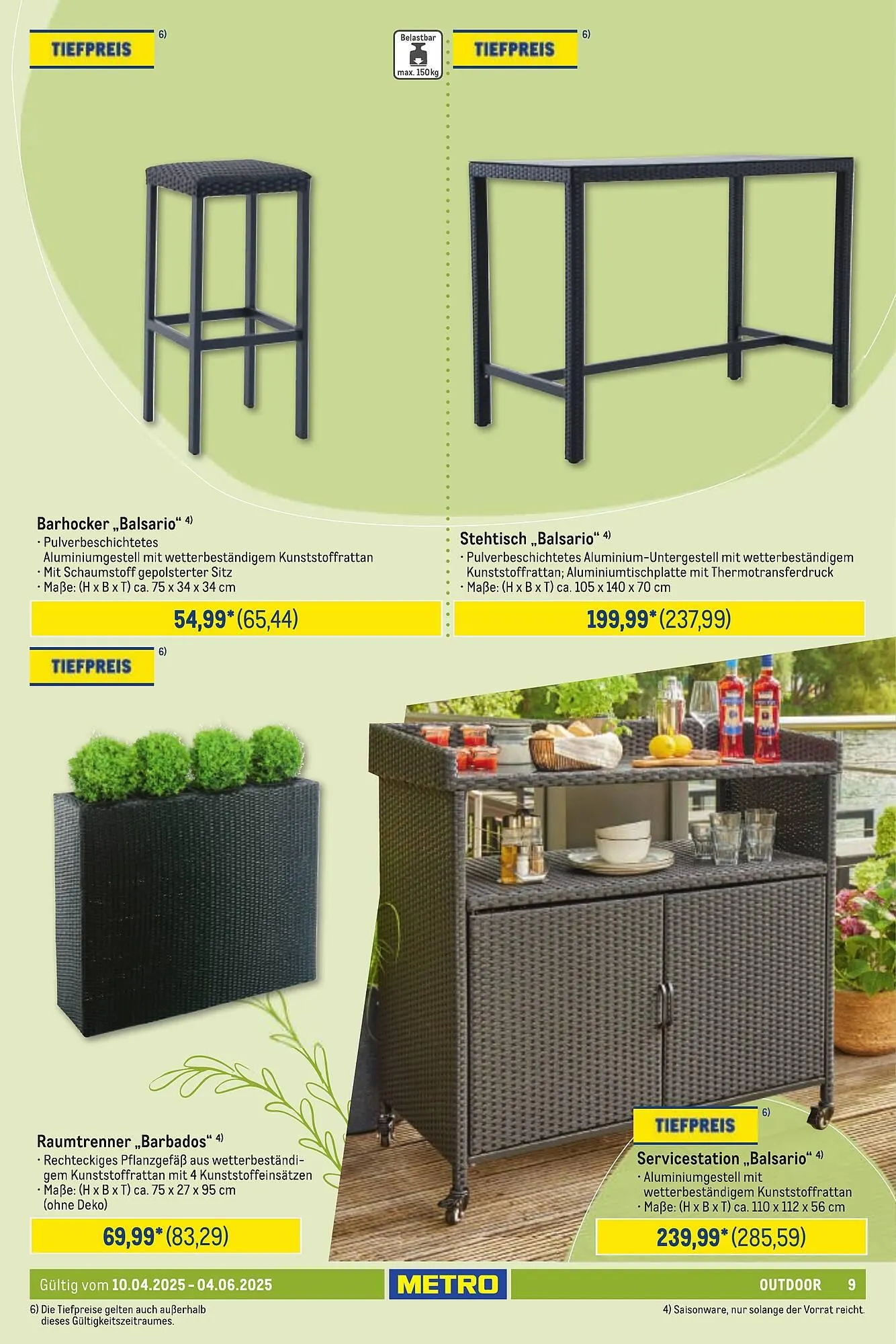 METRO Prospekt von 10. April bis 6. Juni 2025 - Prospekt seite 9