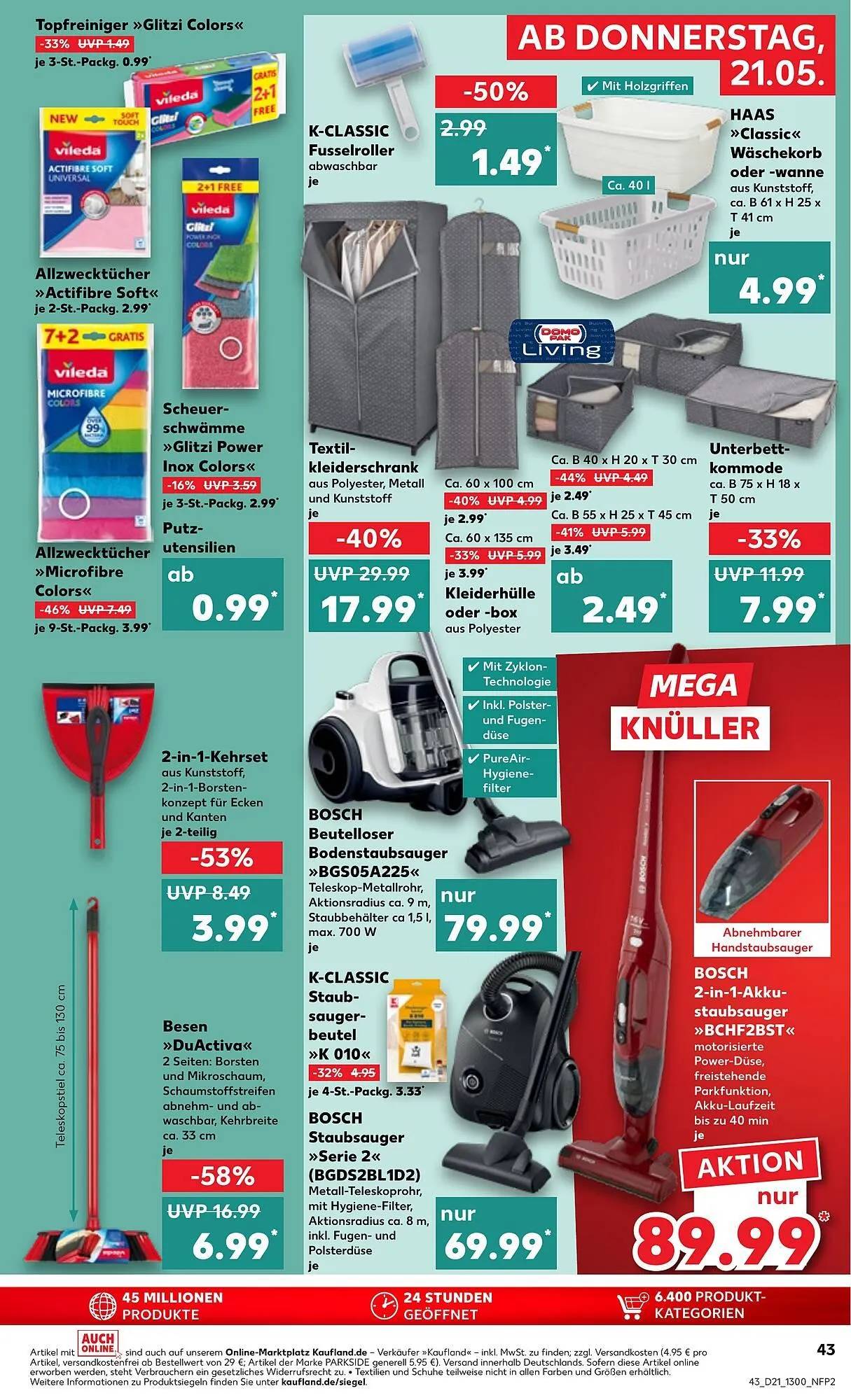 Kaufland Prospekt von 21. Mai bis 27. Mai 2026 - Prospekt seite 43