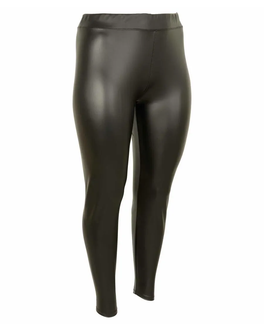 Kunstleder-Leggings Janina Plus, Skinny-fit