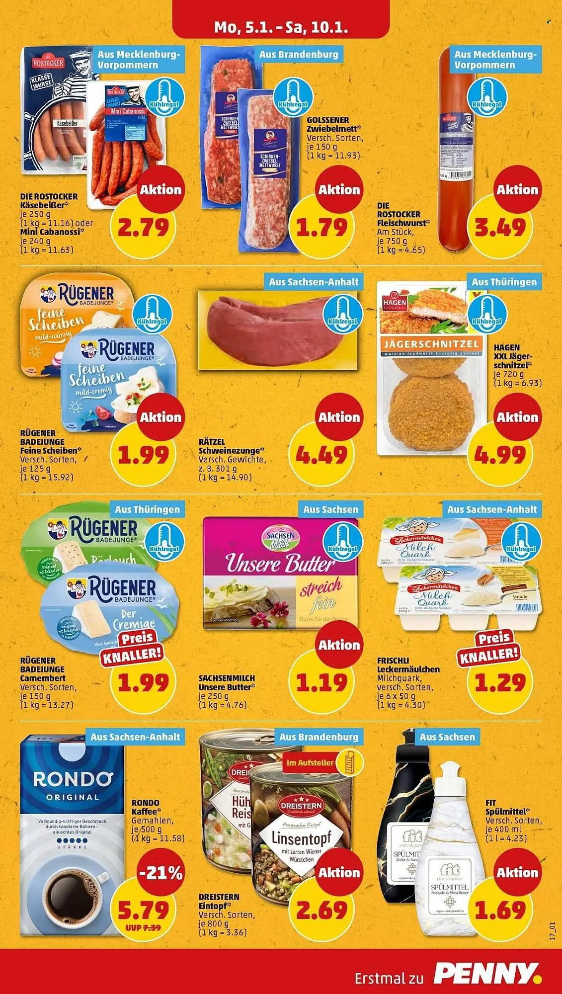 PENNY Prospekt von 5. Januar bis 10. Januar 2026 - Prospekt seite 17