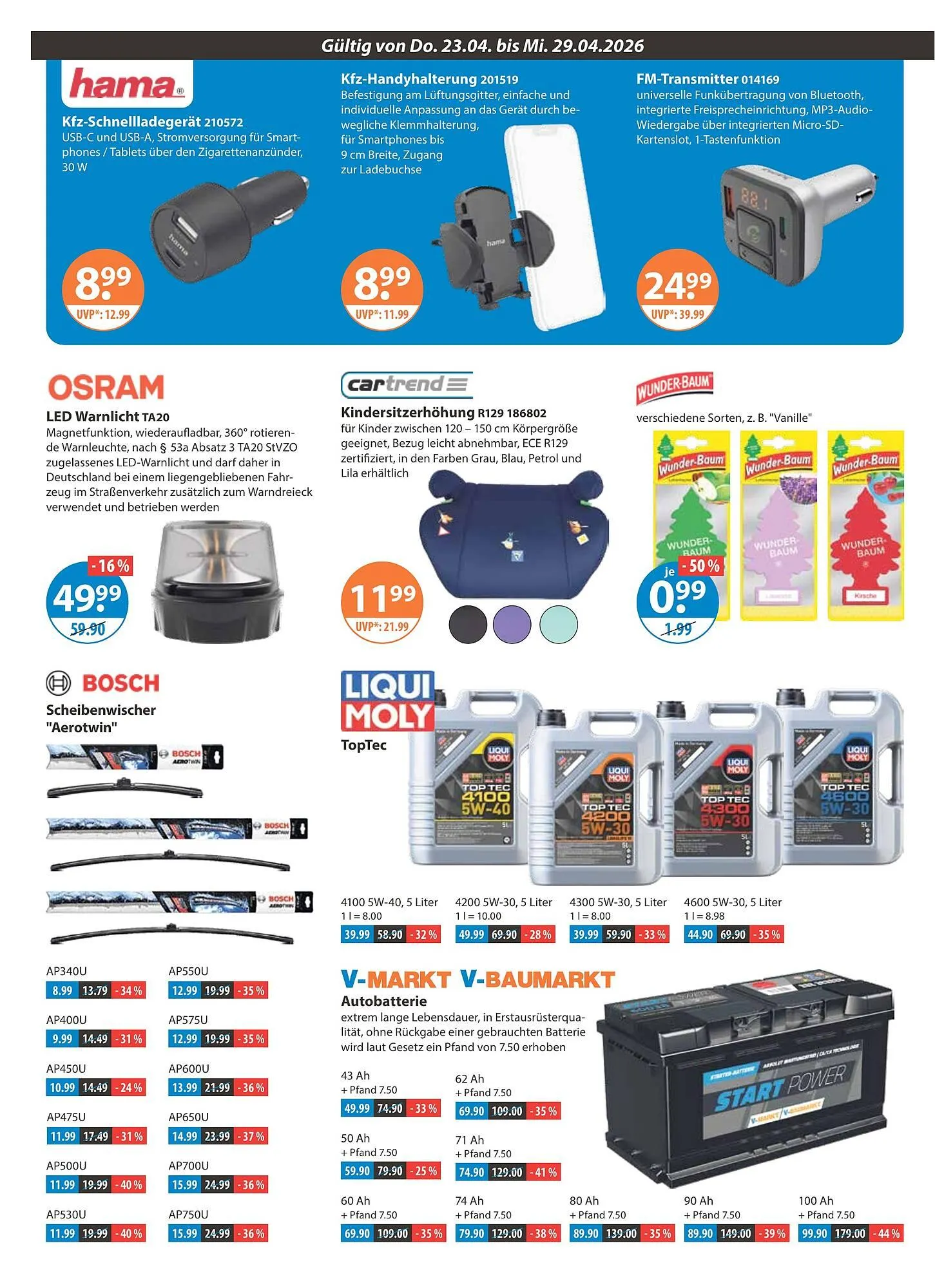 V Baumarkt Prospekt von 23. April bis 29. April 2026 - Prospekt seite 20