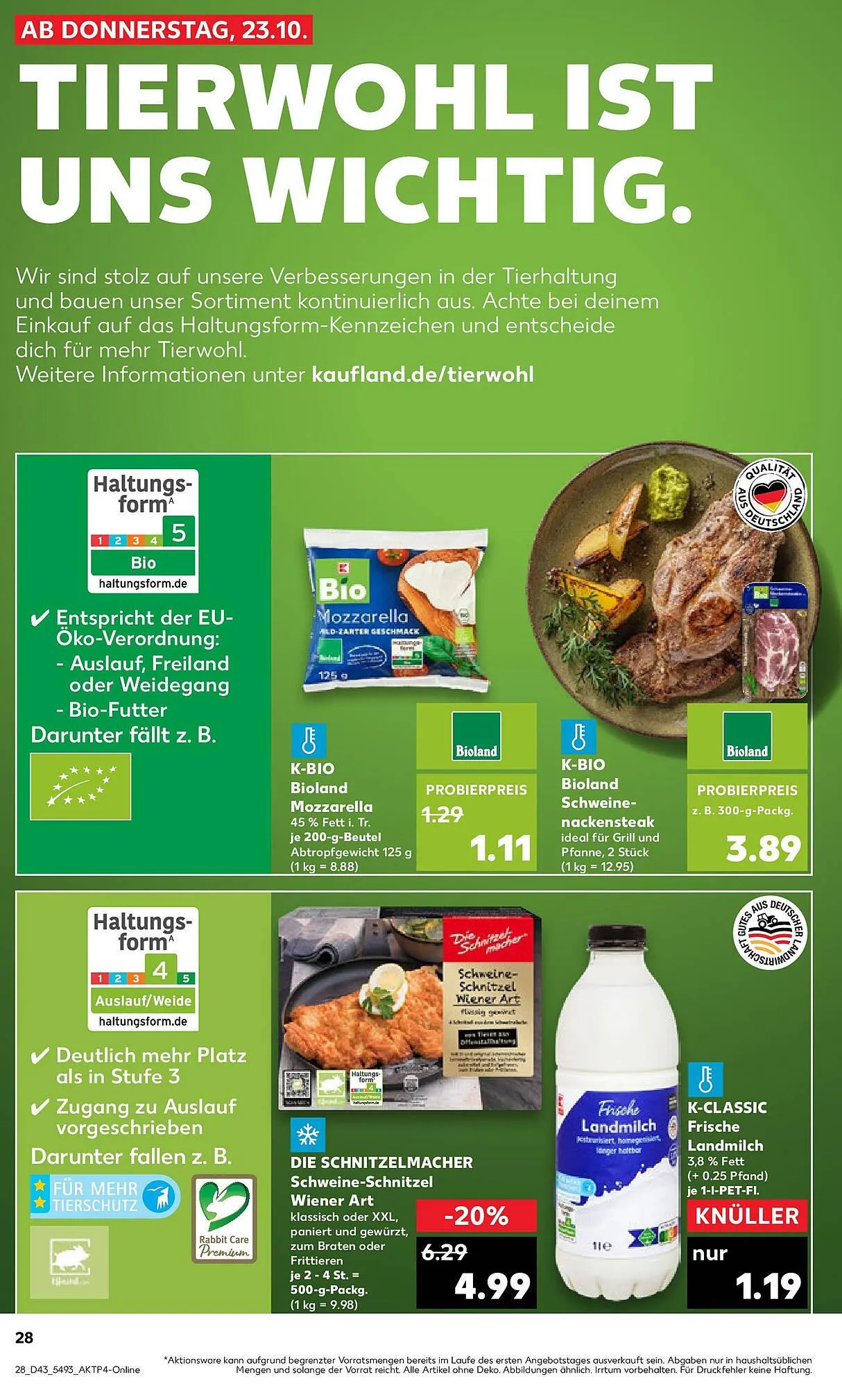 Kaufland Prospekt von 26. Oktober bis 29. Oktober 2025 - Prospekt seite 28