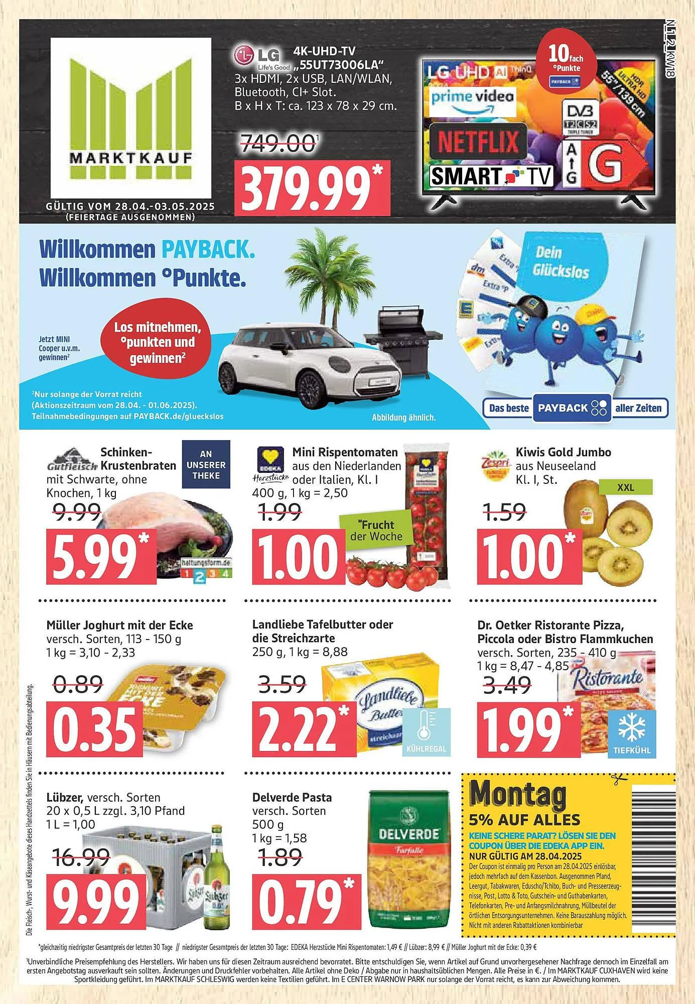 Marktkauf Prospekt von 27. April bis 3. Mai 2025 - Prospekt seite 1