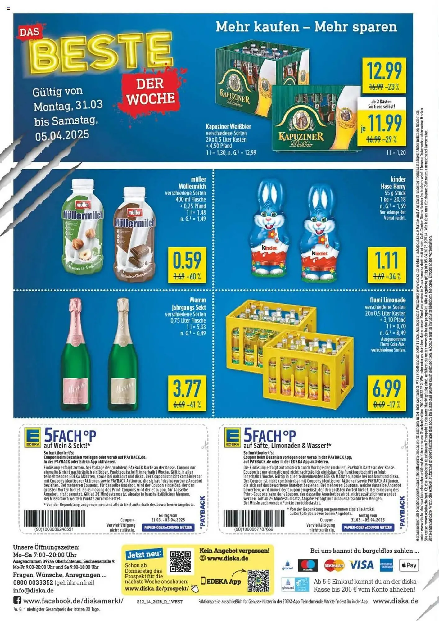 diska Prospekt von 31. März bis 5. April 2025 - Prospekt seite 12