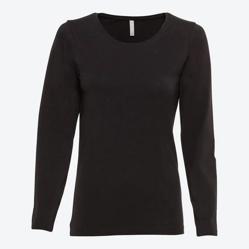 Langarmshirt mit Rundhalsausschnitt