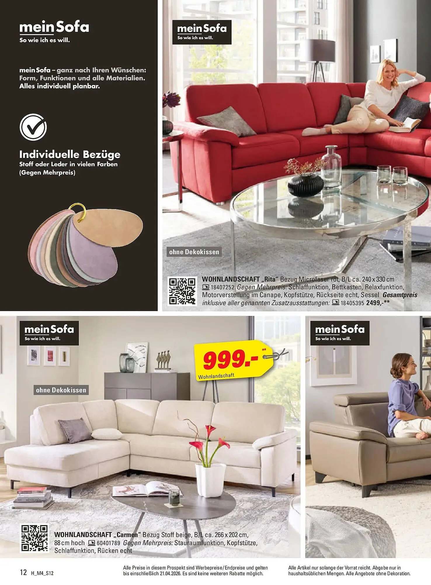 Höffner Prospekt von 31. März bis 21. April 2026 - Prospekt seite 12