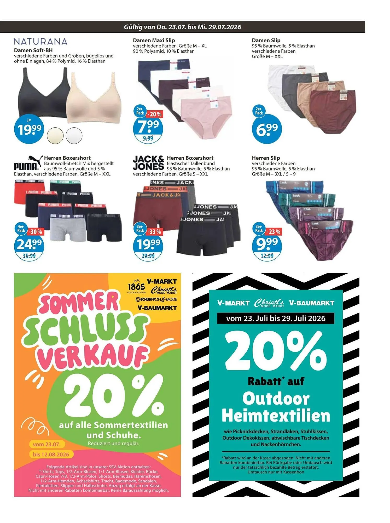 V Markt Prospekt von 23. Juli bis 30. Juli 2026 - Prospekt seite 17