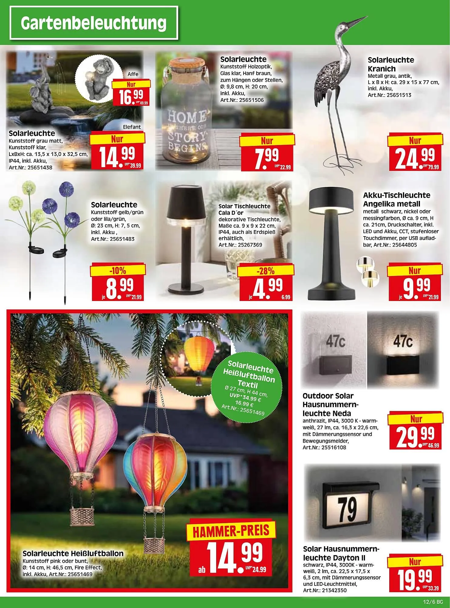 Herkules Baumarkt Prospekt von 17. März bis 22. März 2025 - Prospekt seite 6