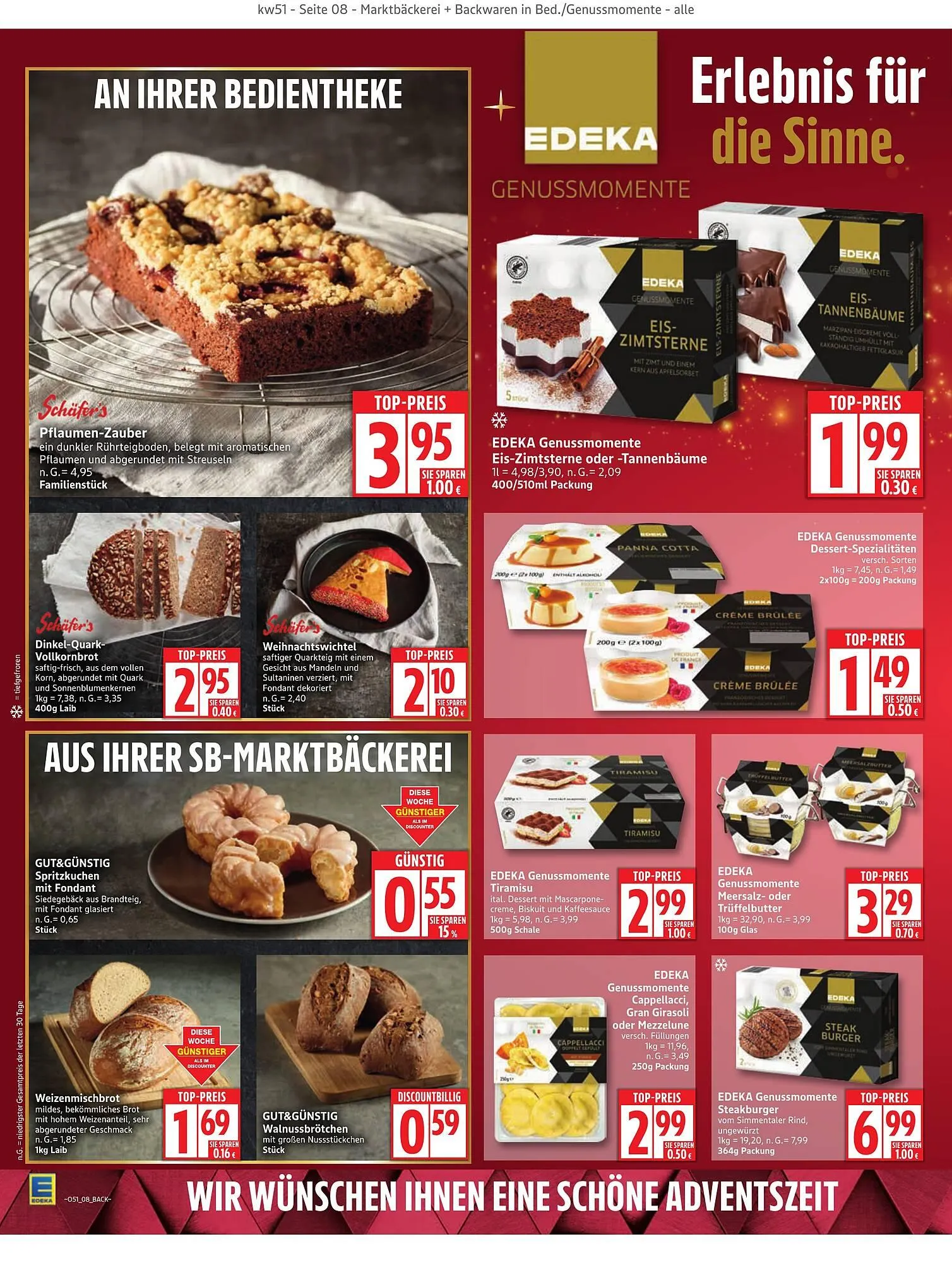 Edeka Prospekt von 15. Dezember bis 20. Dezember 2025 - Prospekt seite 8