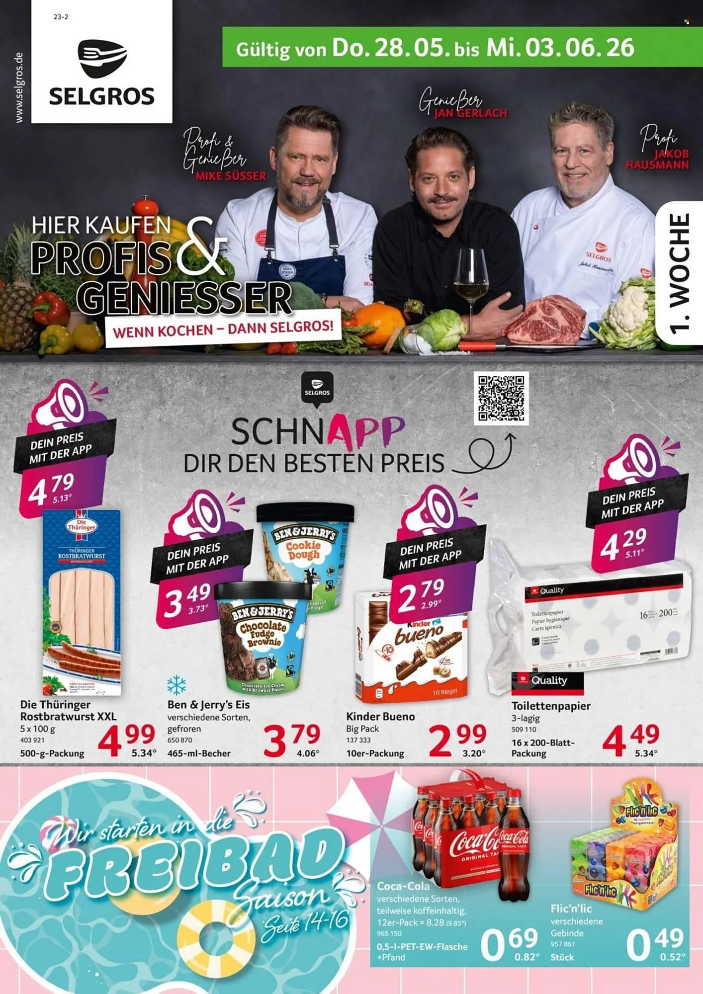 Selgros Prospekt von 28. Mai bis 3. Juni 2026 - Prospekt seite 1