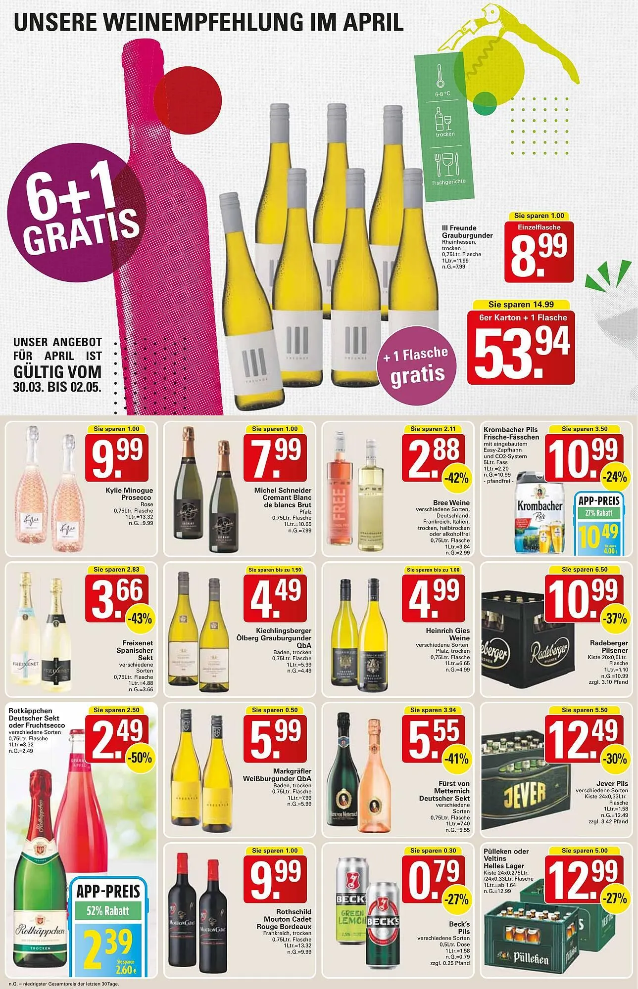 WEZ Prospekt von 30. März bis 4. April 2026 - Prospekt seite 14