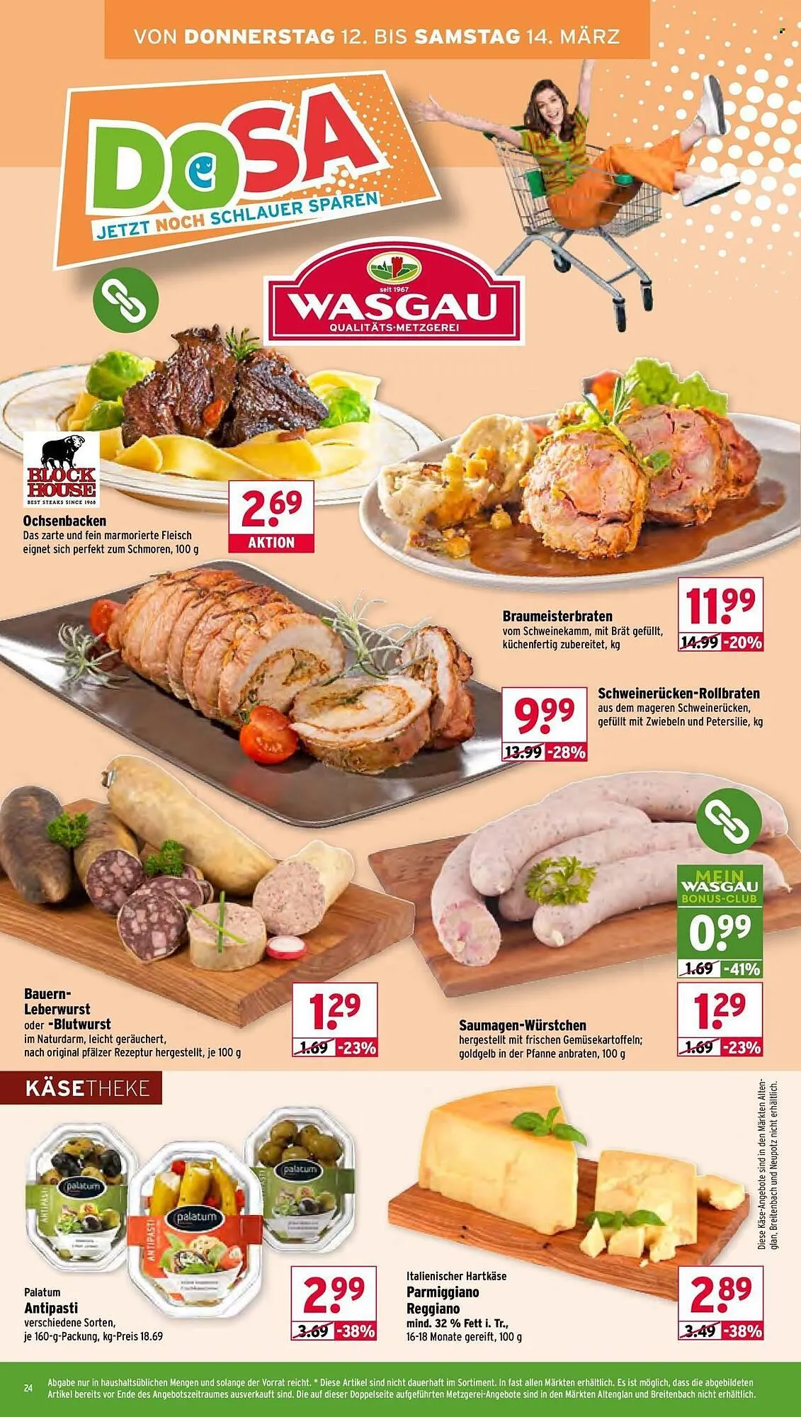 Wasgau Prospekt von 9. März bis 14. März 2026 - Prospekt seite 24