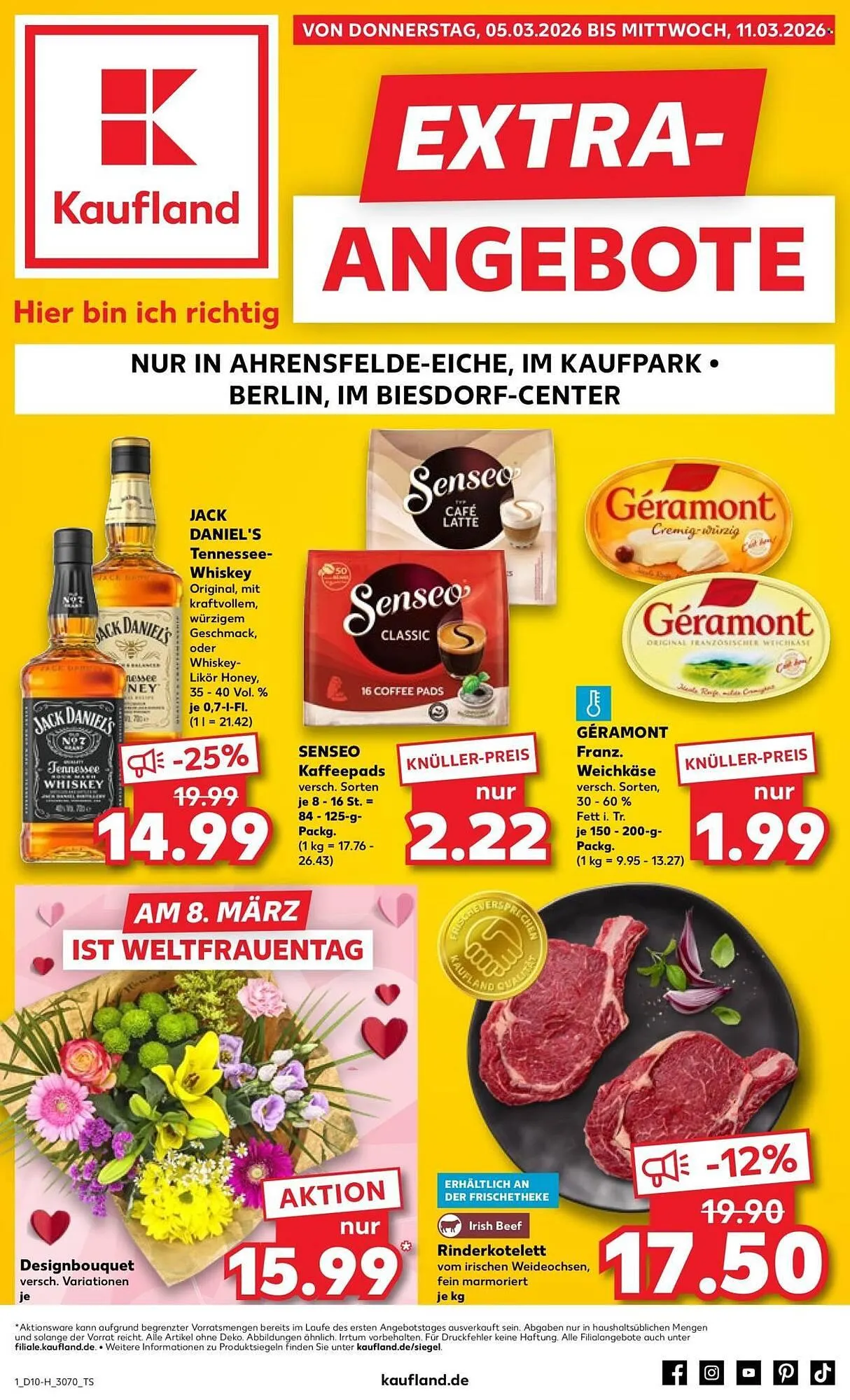Kaufland Prospekt von 5. März bis 11. März 2026 - Prospekt seite 1