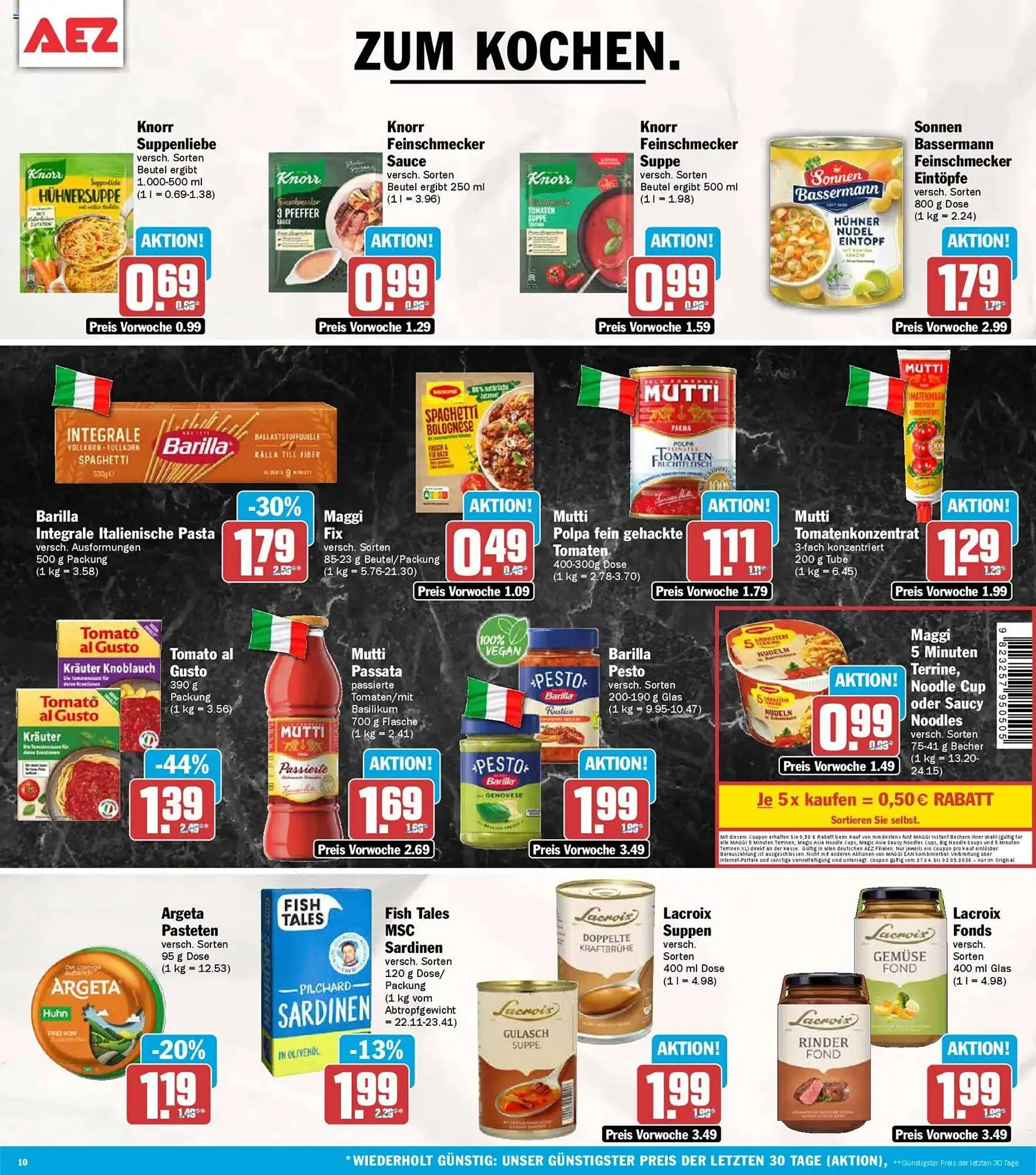 AEZ Prospekt von 27. April bis 2. Mai 2026 - Prospekt seite 10