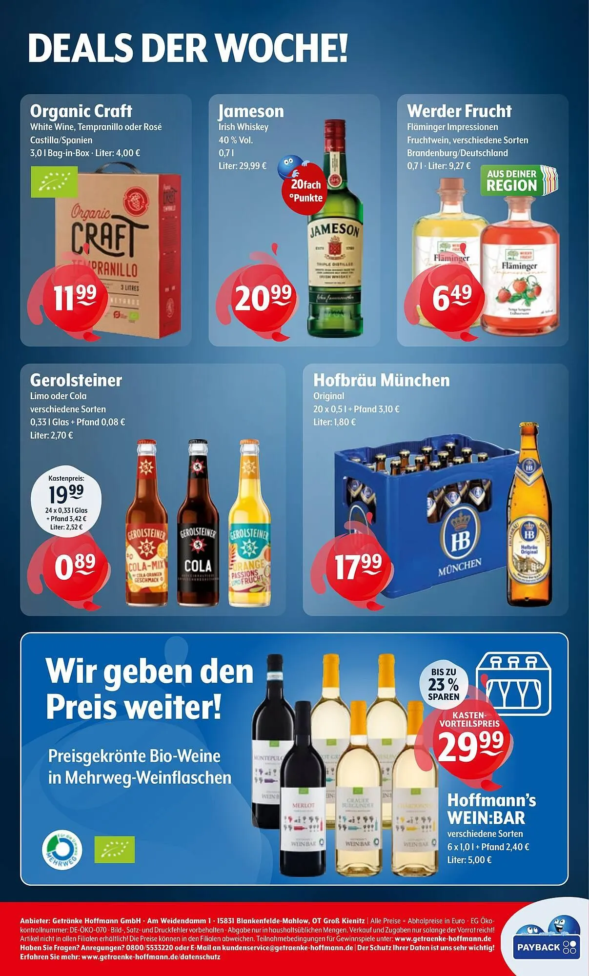 Getränke Hoffmann Prospekt von 21. Juli bis 26. Juli 2025 - Prospekt seite 8