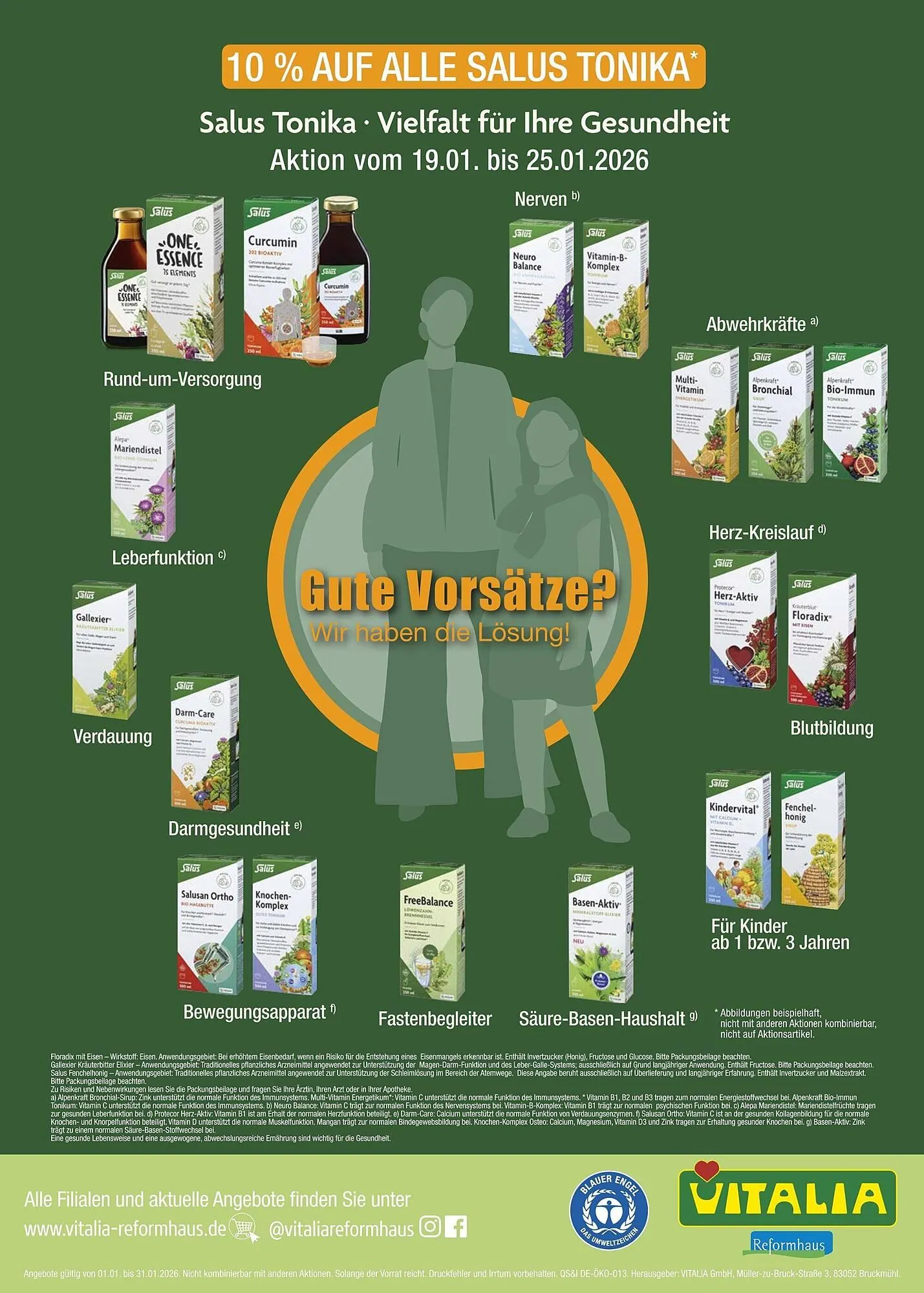 Vitalia Prospekt von 1. Januar bis 31. Januar 2026 - Prospekt seite 8