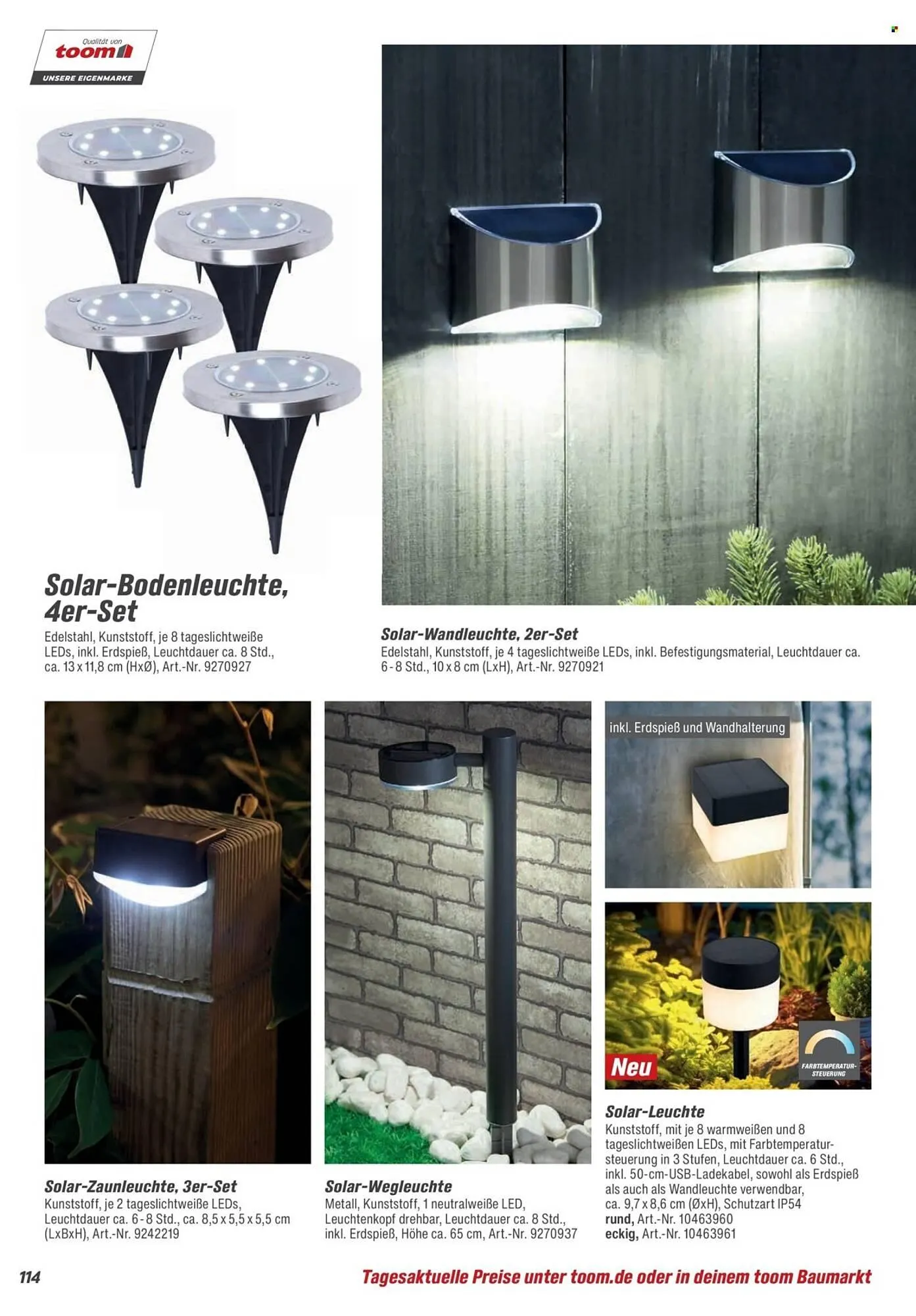 Toom Baumarkt Prospekt von 14. Februar bis 30. April 2026 - Prospekt seite 114