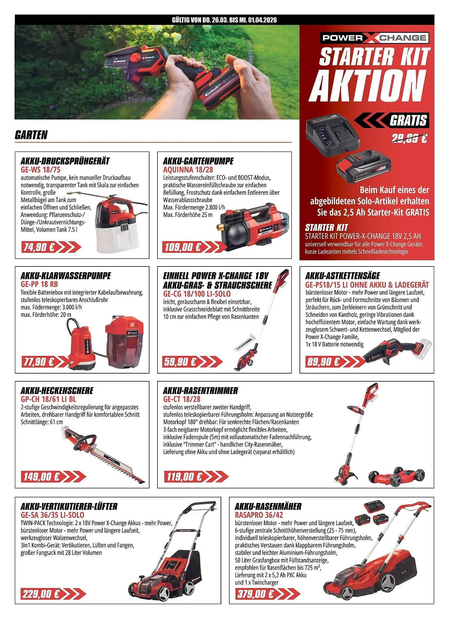 V Baumarkt Prospekt von 26. März bis 2. April 2026 - Prospekt seite 9