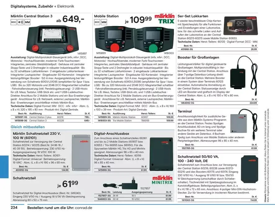 Modellbahn Katalog von 29. Oktober bis 31. Dezember 2025 - Prospekt seite 236