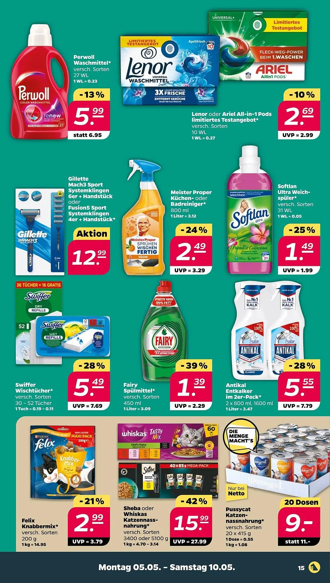 NETTO Prospekt von 5. Mai bis 10. Mai 2025 - Prospekt seite 15
