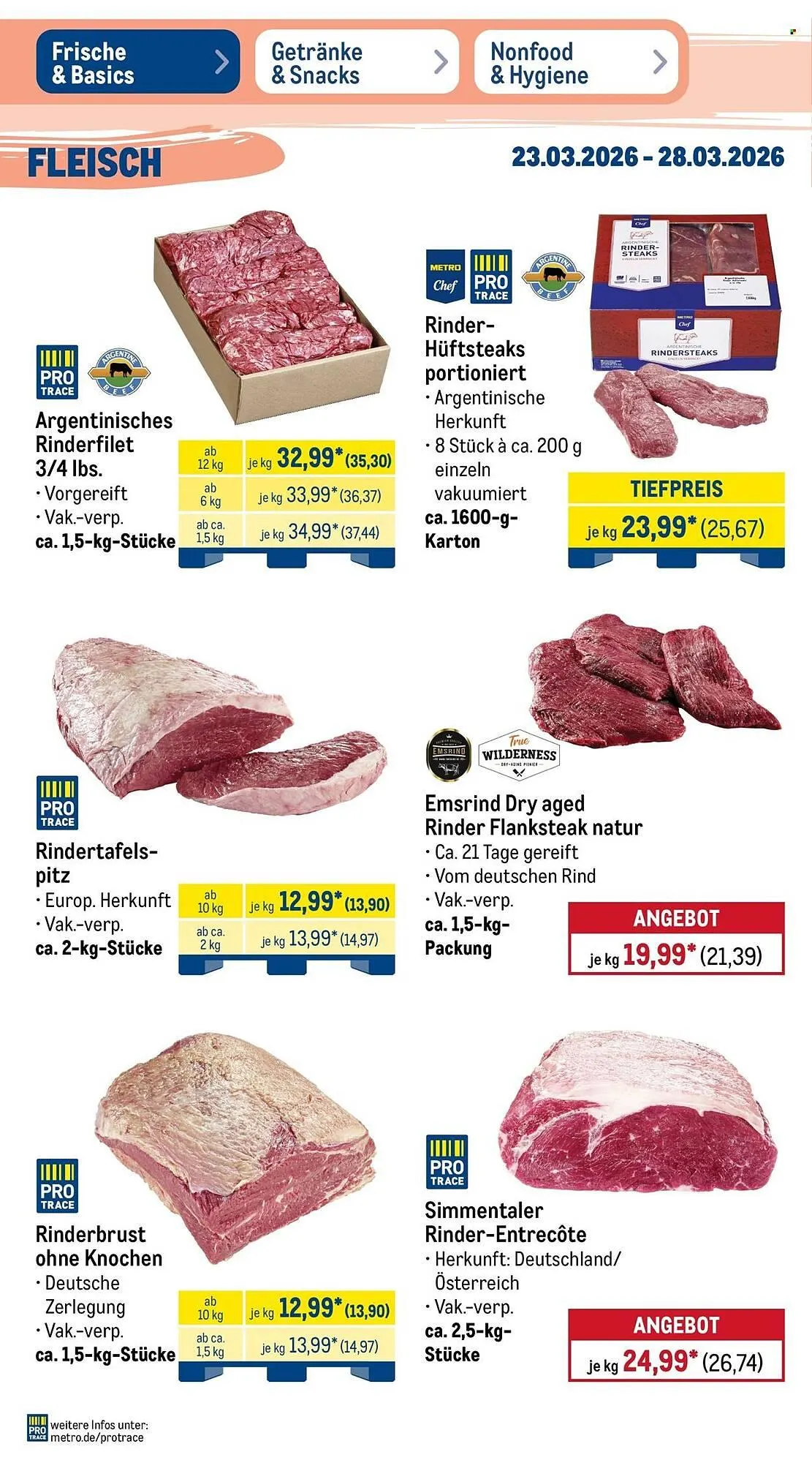 METRO Prospekt von 23. März bis 28. März 2026 - Prospekt seite 7