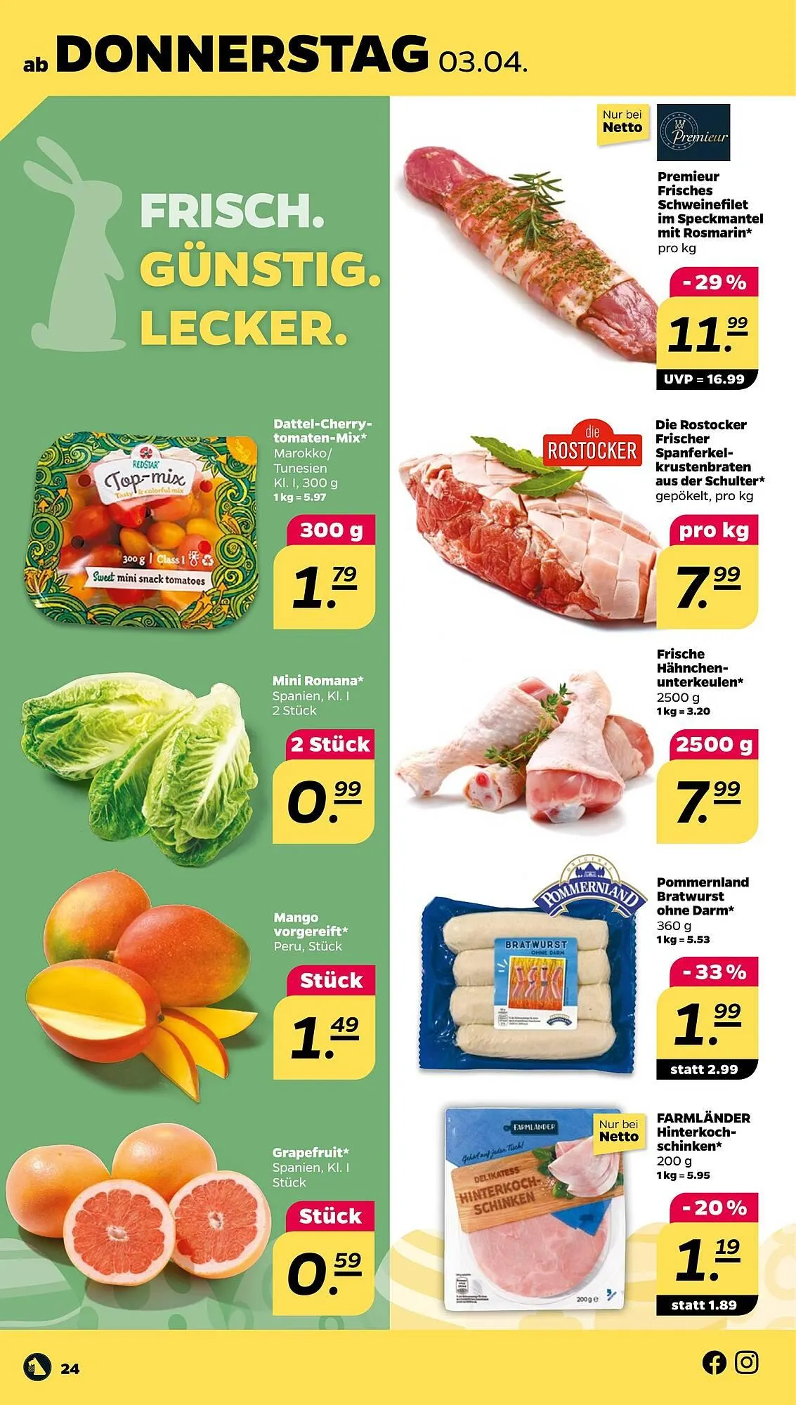 NETTO Prospekt von 31. März bis 5. April 2025 - Prospekt seite 24