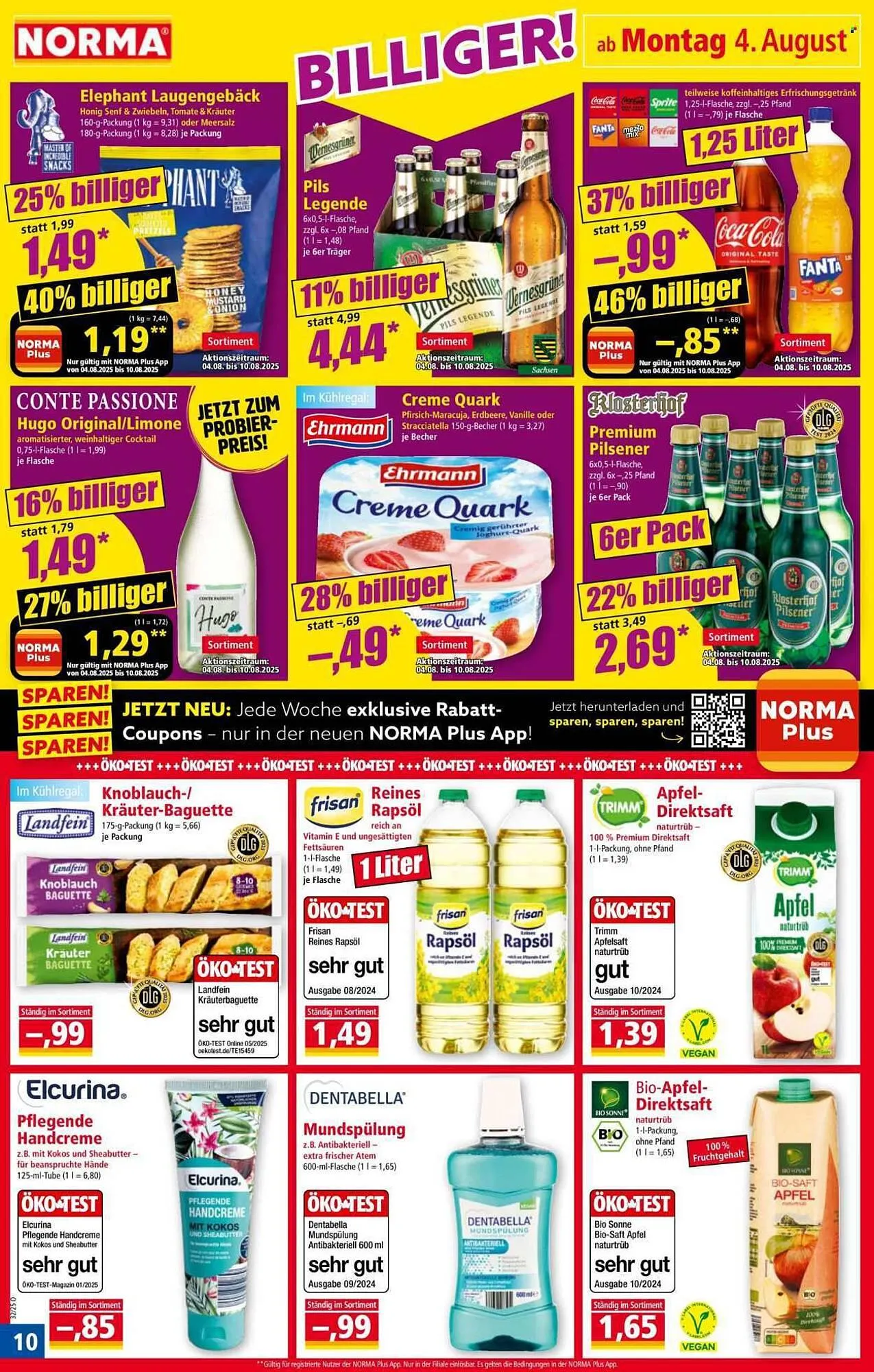 Norma Prospekt von 4. August bis 10. August 2025 - Prospekt seite 10