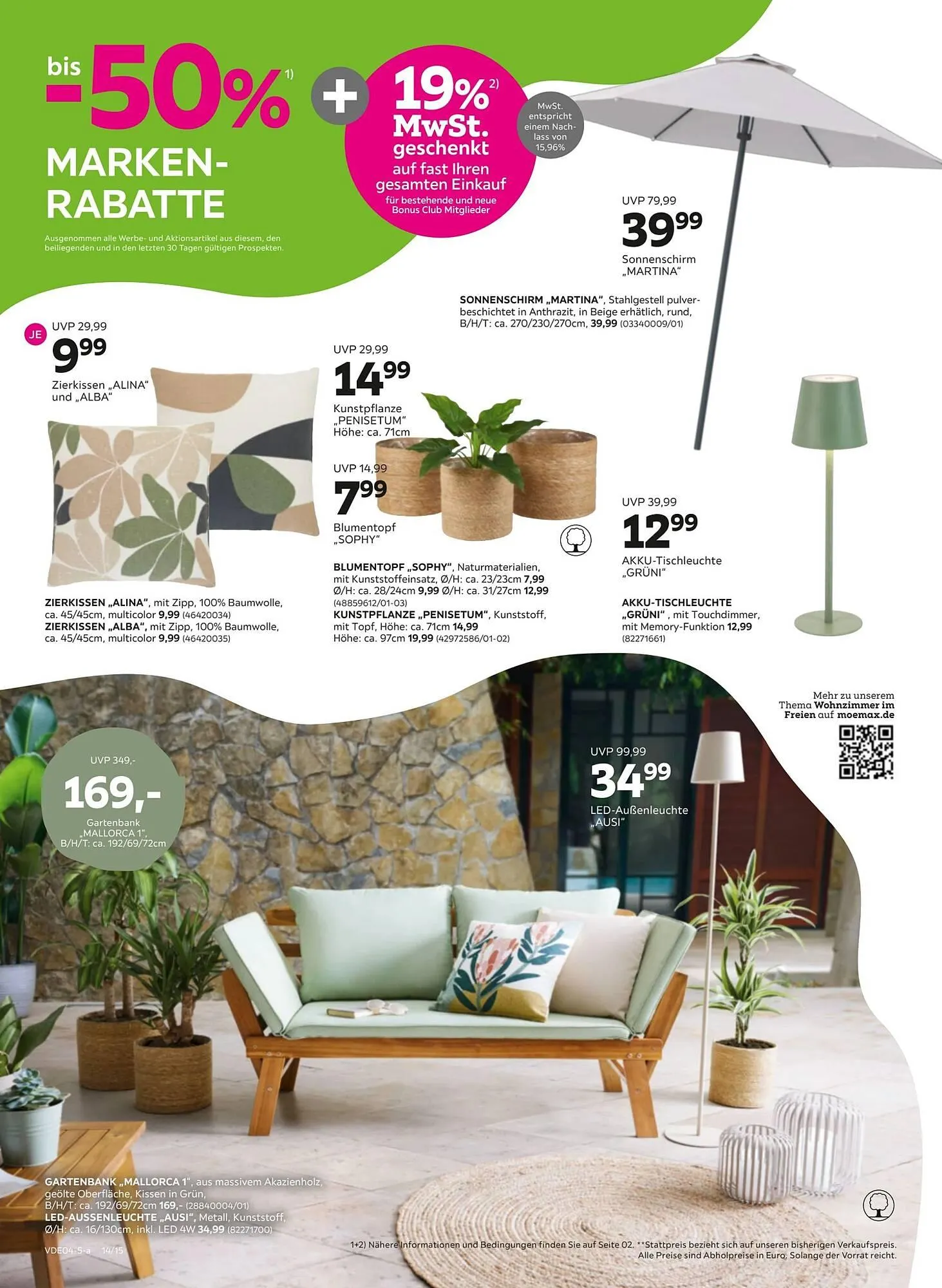 Mömax Prospekt von 31. März bis 9. April 2025 - Prospekt seite 14