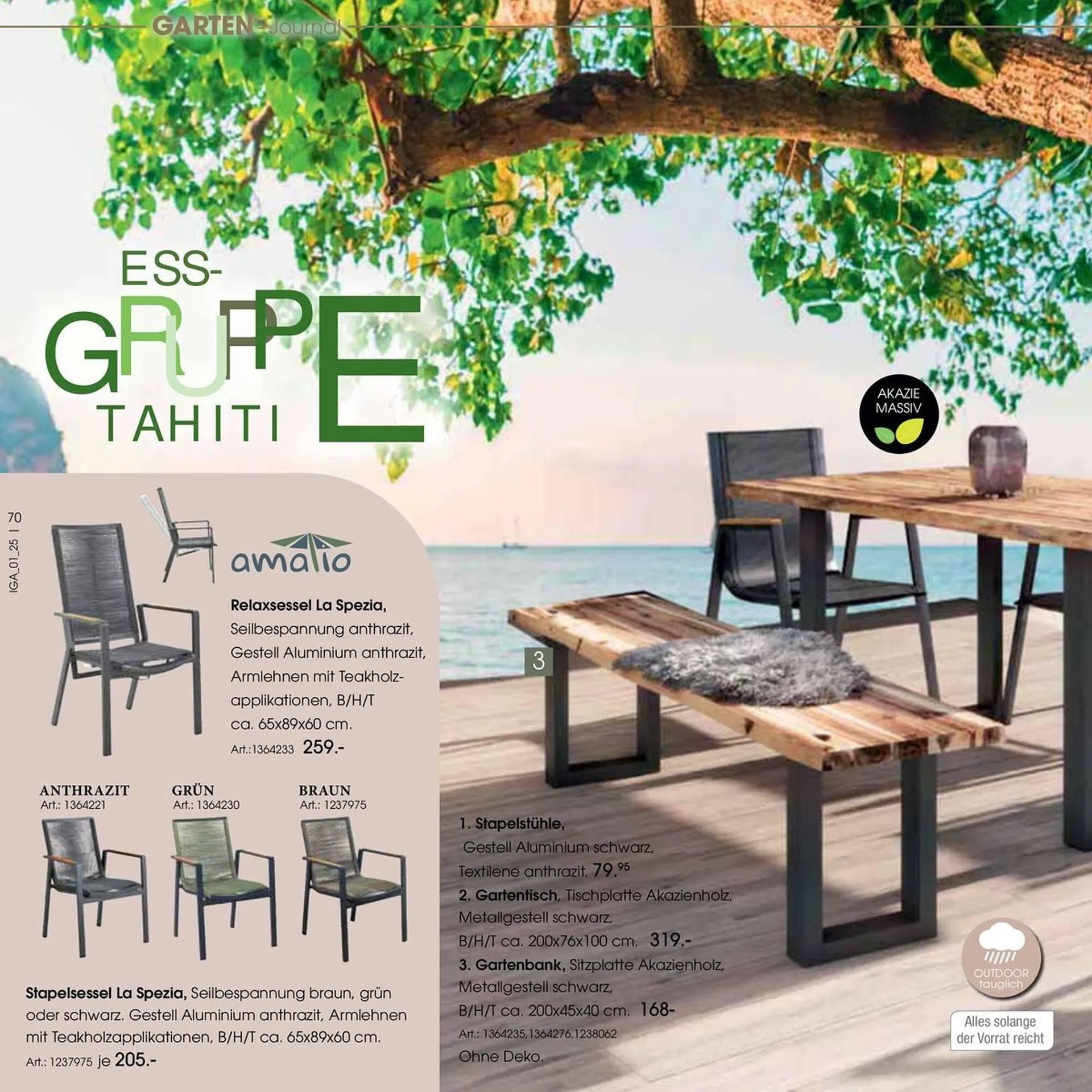 Zurbrüggen Prospekt von 14. Mai bis 31. August 2025 - Prospekt seite 70