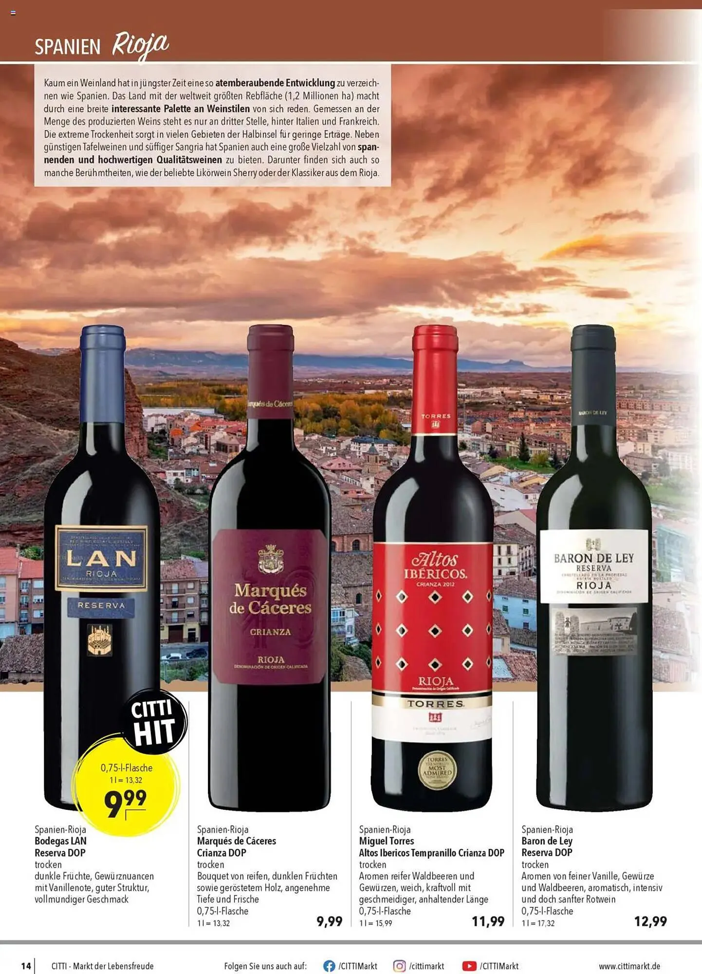 CITTI Markt Prospekt von 2. April bis 22. April 2025 - Prospekt seite 14