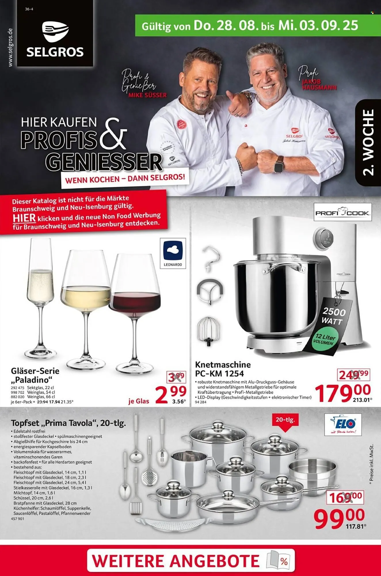 Selgros Prospekt von 28. August bis 3. September 2025 - Prospekt seite 1