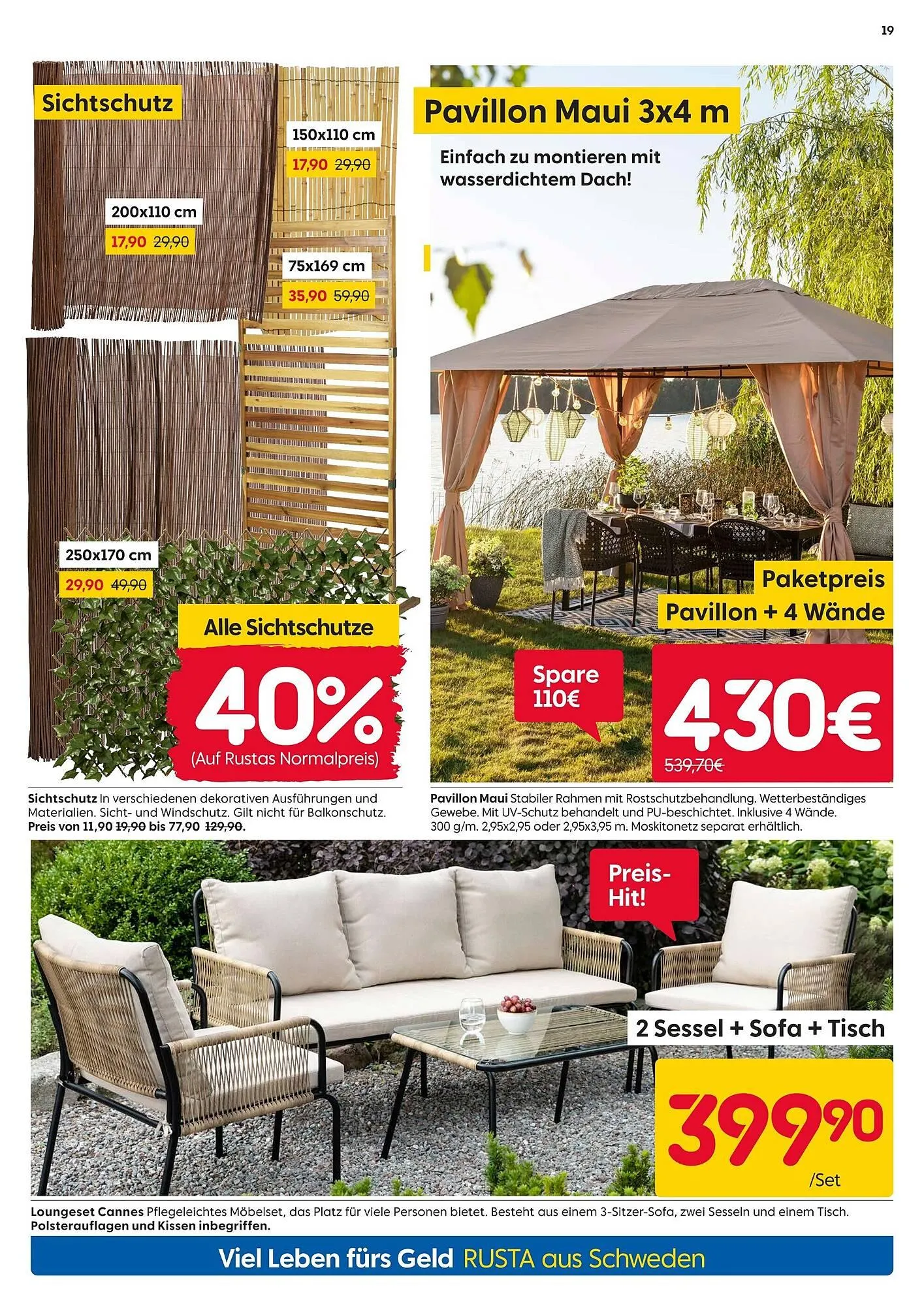 Rusta Prospekt von 12. April bis 18. April 2025 - Prospekt seite 19