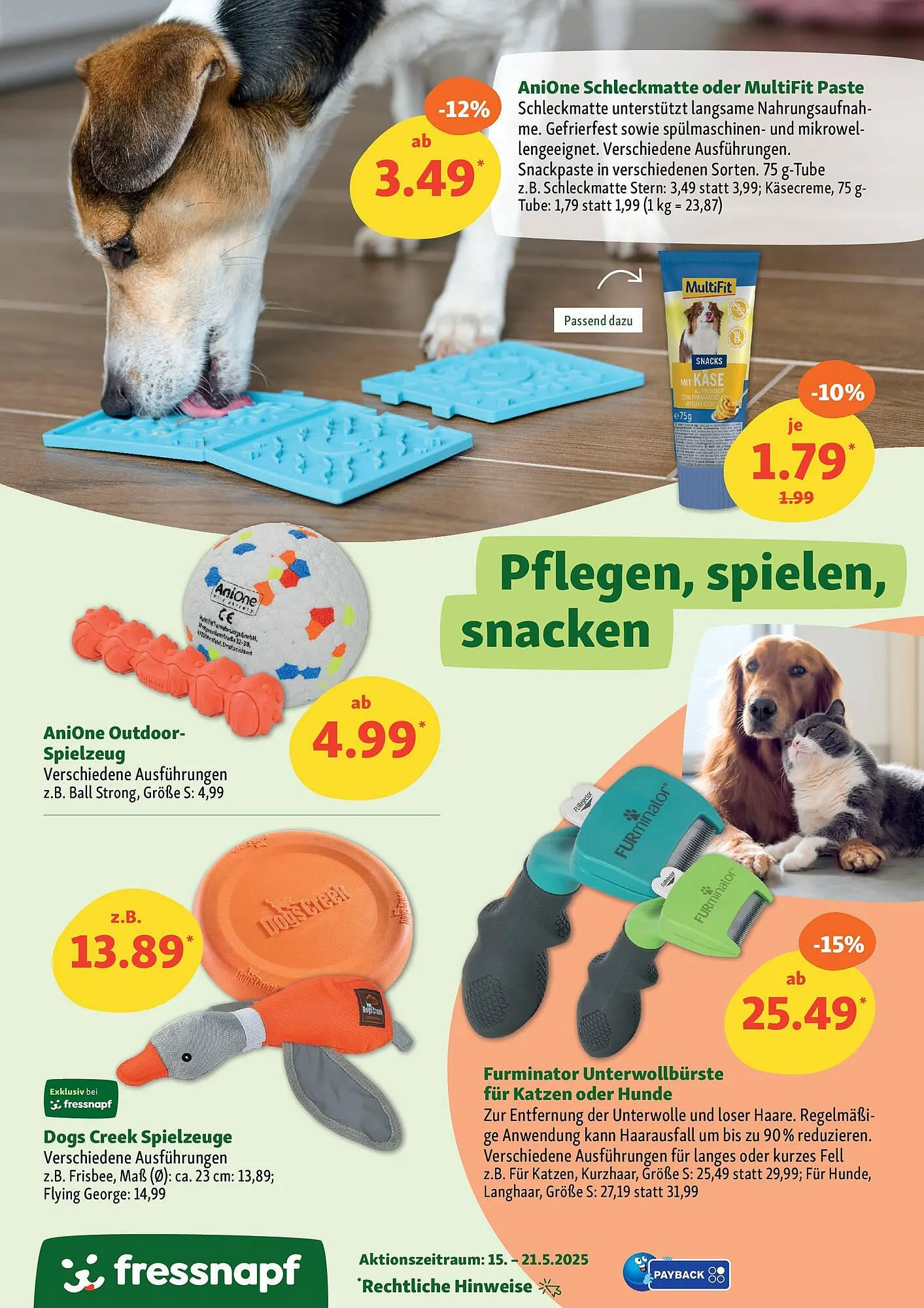 Fressnapf Prospekt von 14. Mai bis 21. Mai 2025 - Prospekt seite 4