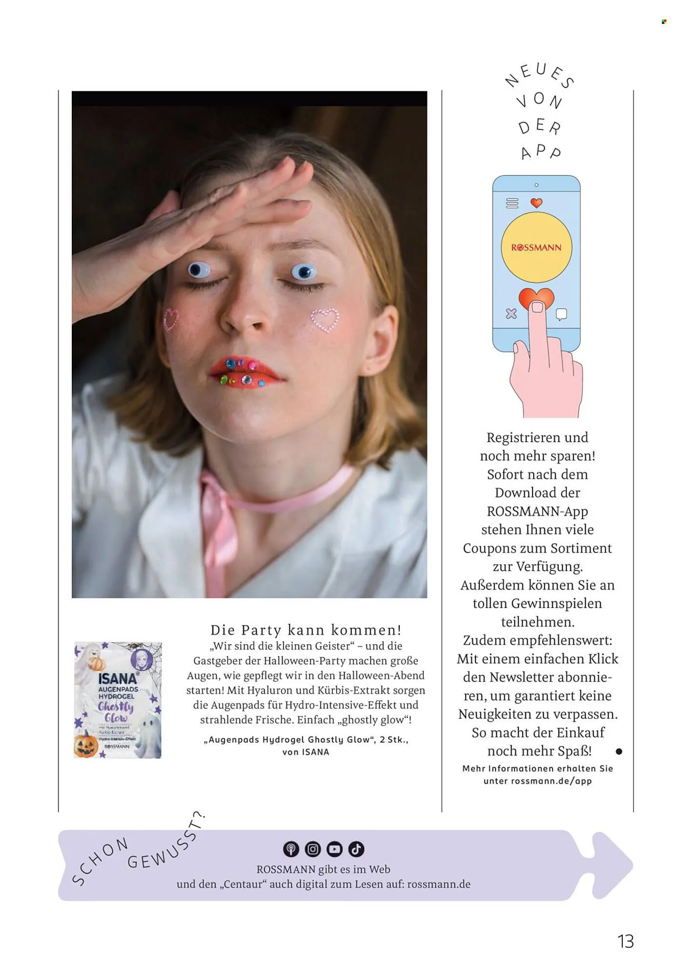 Rossmann Prospekt von 1. Oktober bis 31. Oktober 2025 - Prospekt seite 13