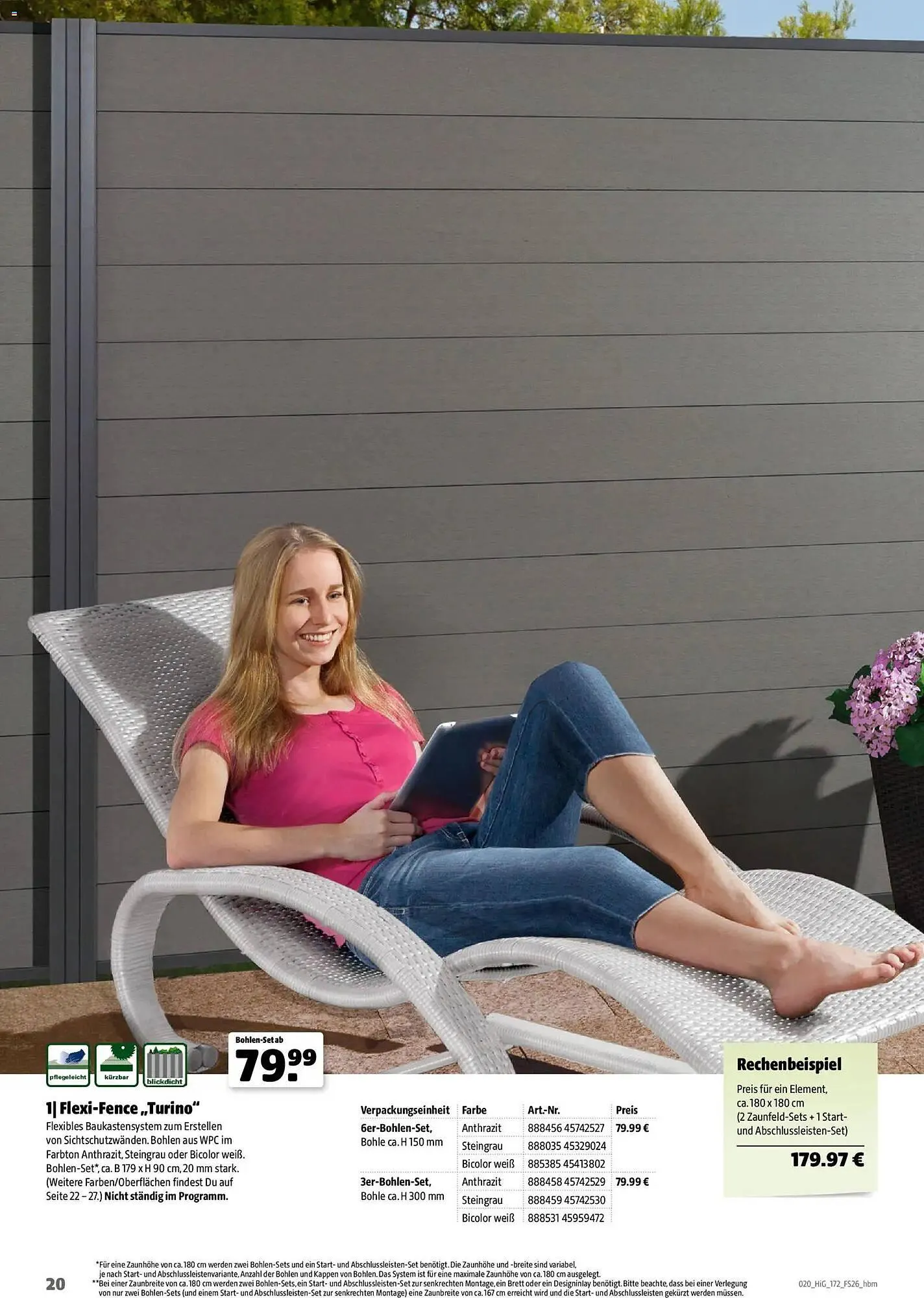 Hagebau Prospekt von 2. März bis 31. Dezember 2026 - Prospekt seite 20