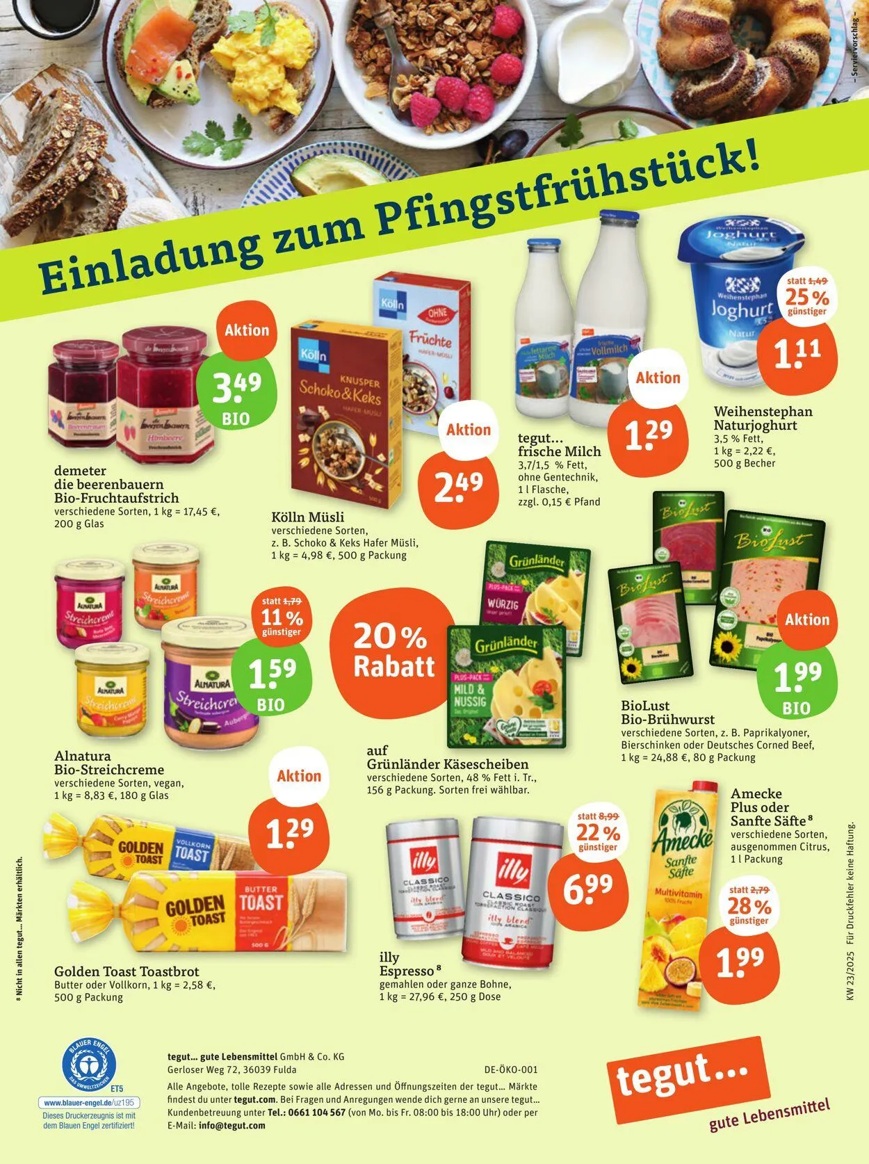 Tegut Aktueller Prospekt von 26. Mai bis 1. Juni 2025 - Prospekt seite 27