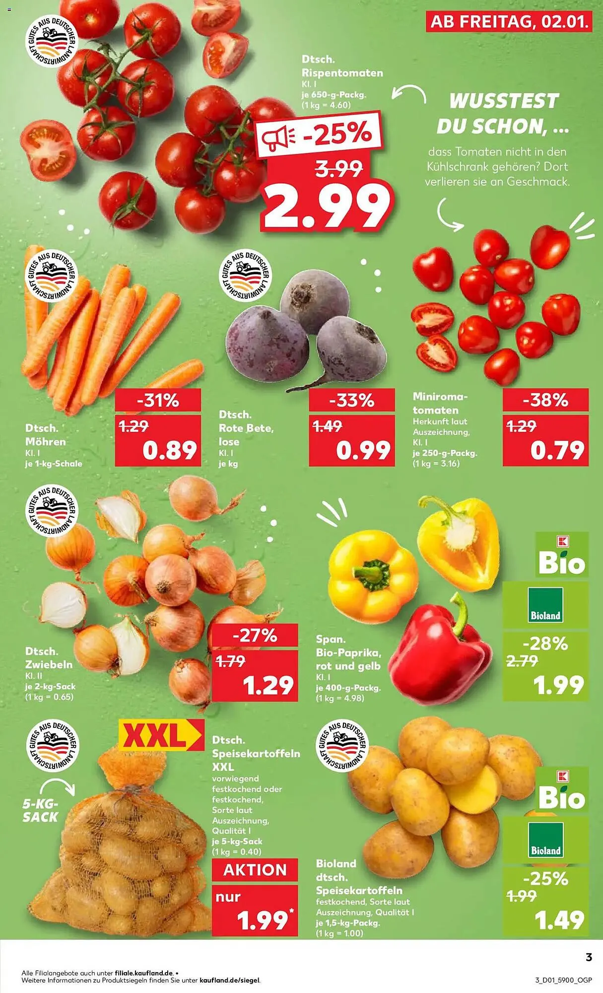 Kaufland Prospekt von 2. Januar bis 7. Januar 2026 - Prospekt seite 3