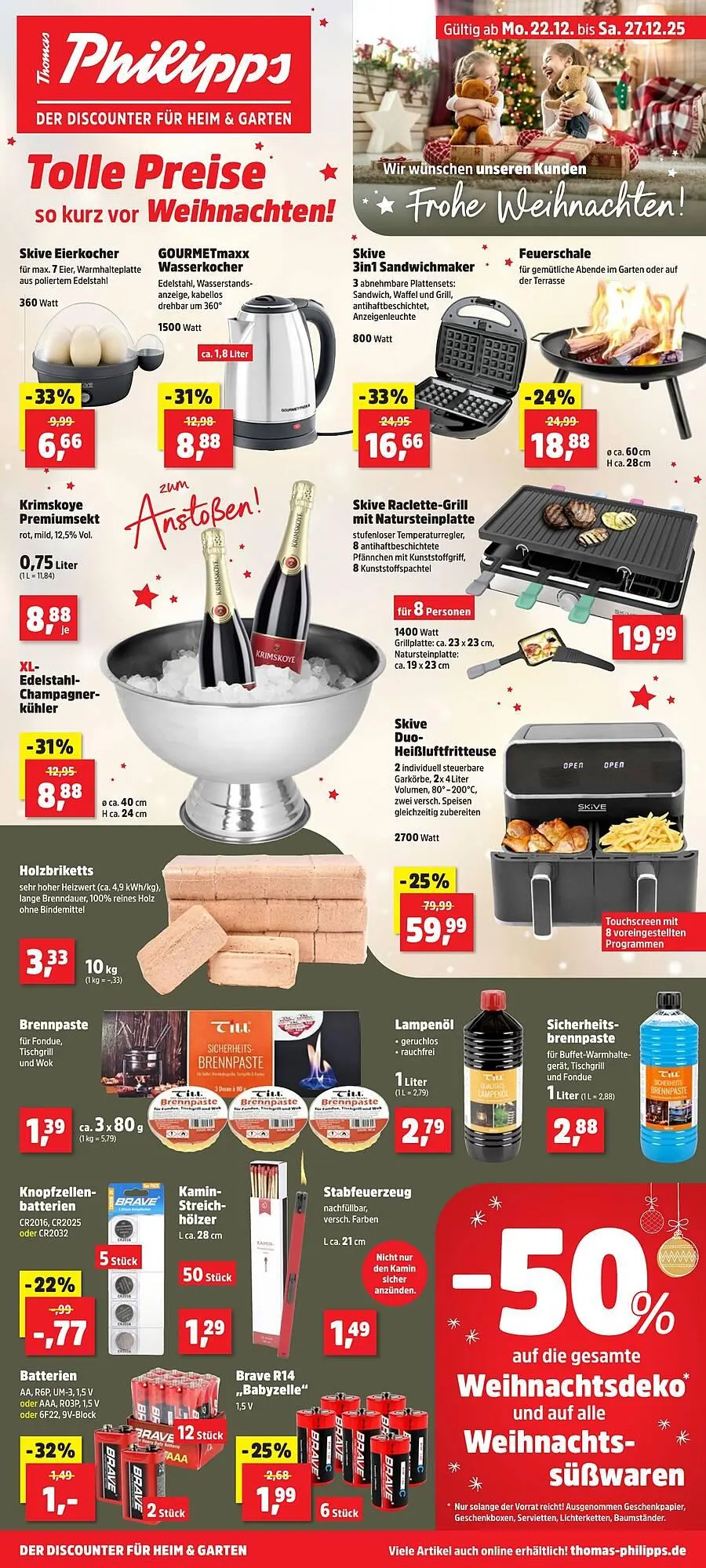 Thomas Philipps Prospekt von 22. Dezember bis 27. Dezember 2025 - Prospekt seite 1