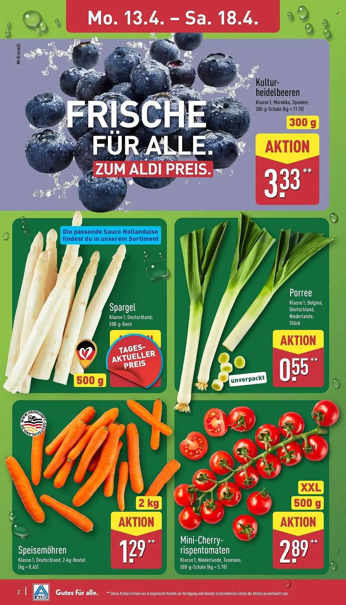 Aldi Nord Prospekt von 13. April bis 18. April 2026 - Prospekt seite 6