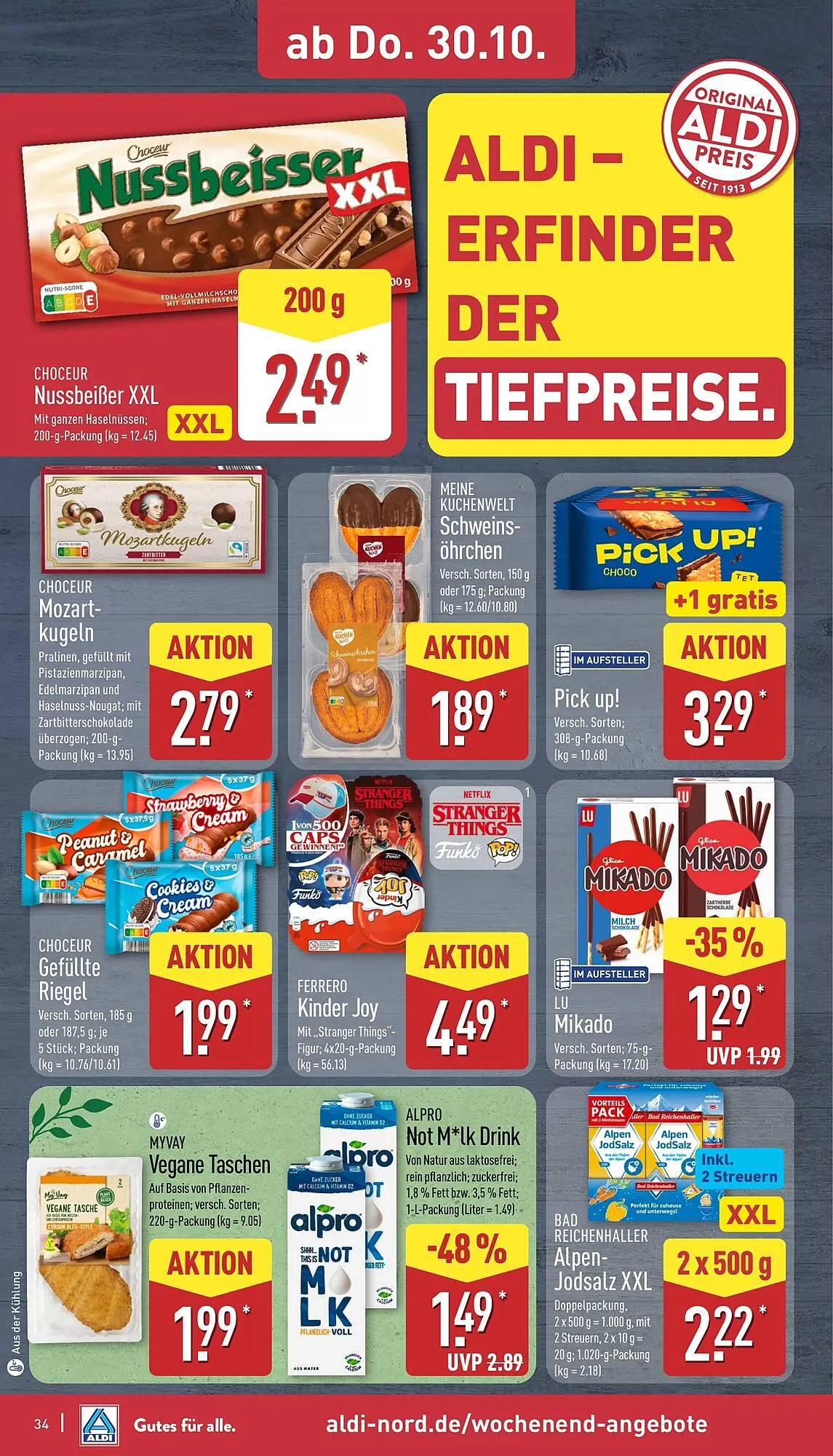 Aldi Nord Prospekt von 27. Oktober bis 2. November 2025 - Prospekt seite 34