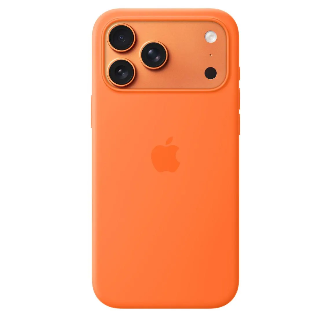 iPhone 17 Pro Max Silikon Case mit MagSafe - Orange